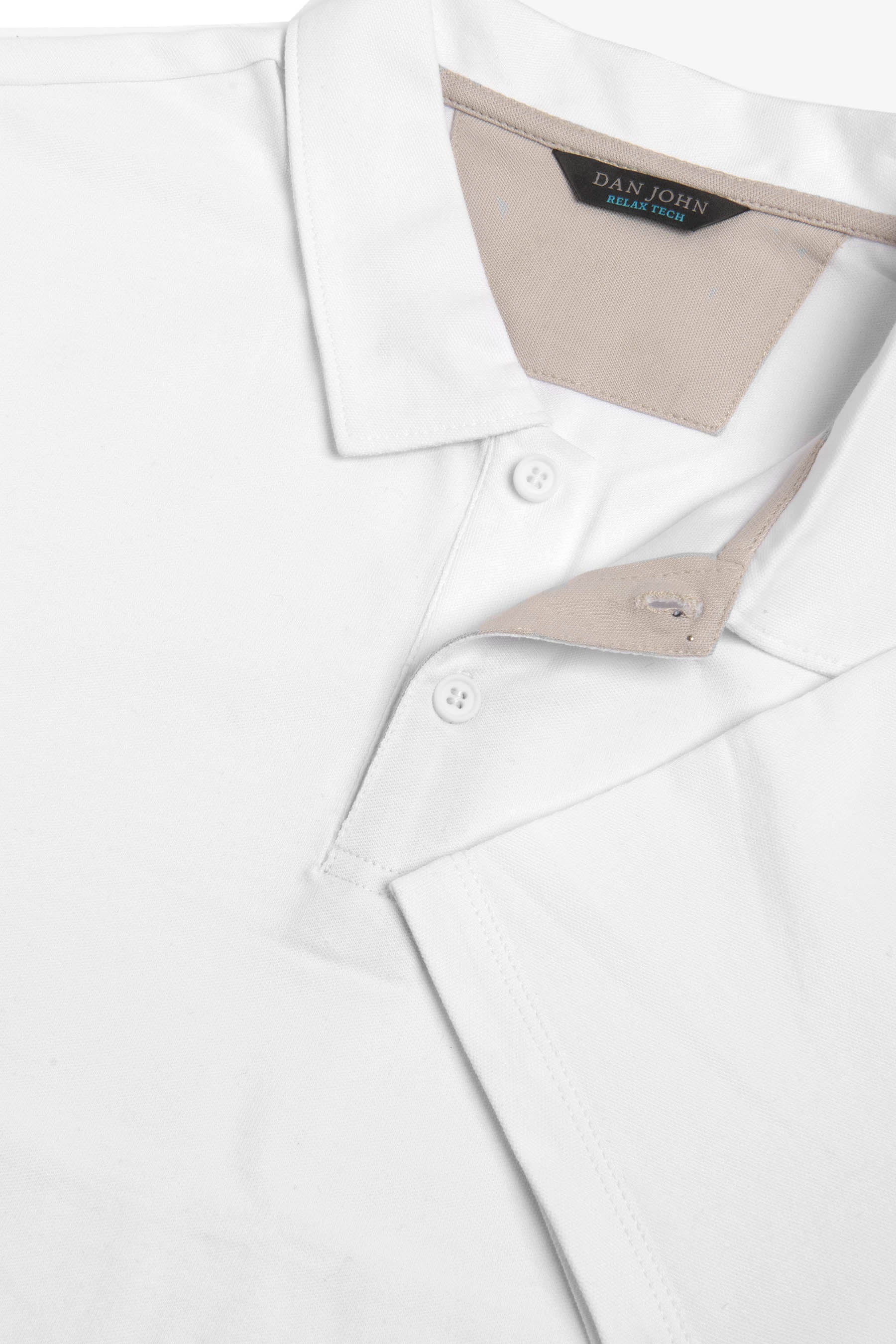 Polo relax tech bianca-Dan John