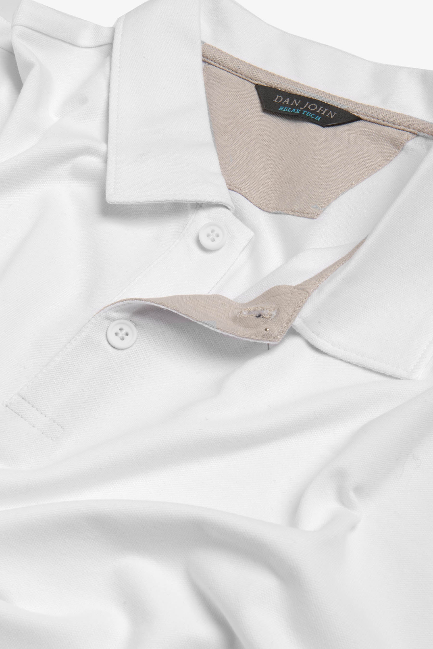 Polo relax tech bianca-Dan John