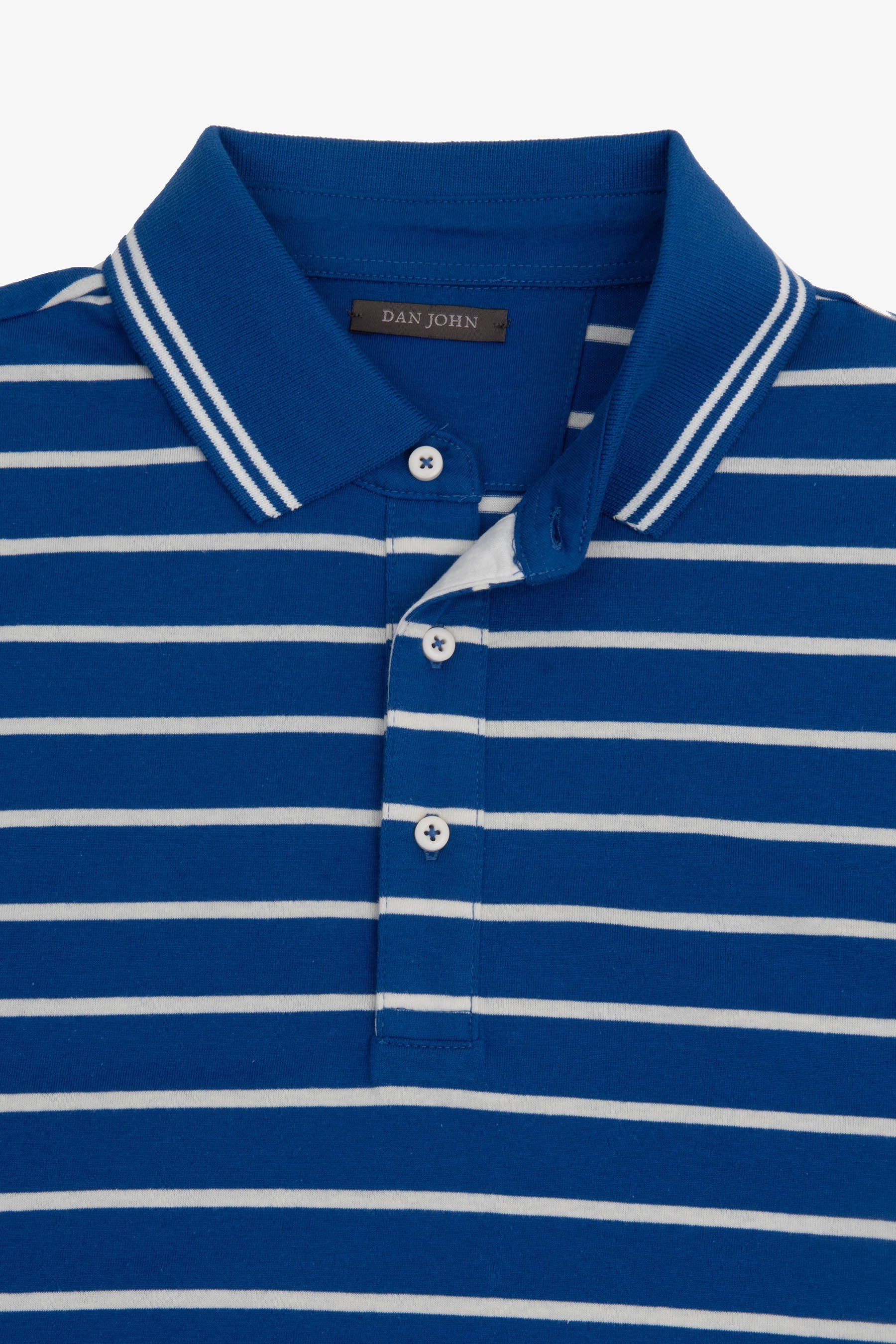 Polo rigata in jersey royal-Dan John