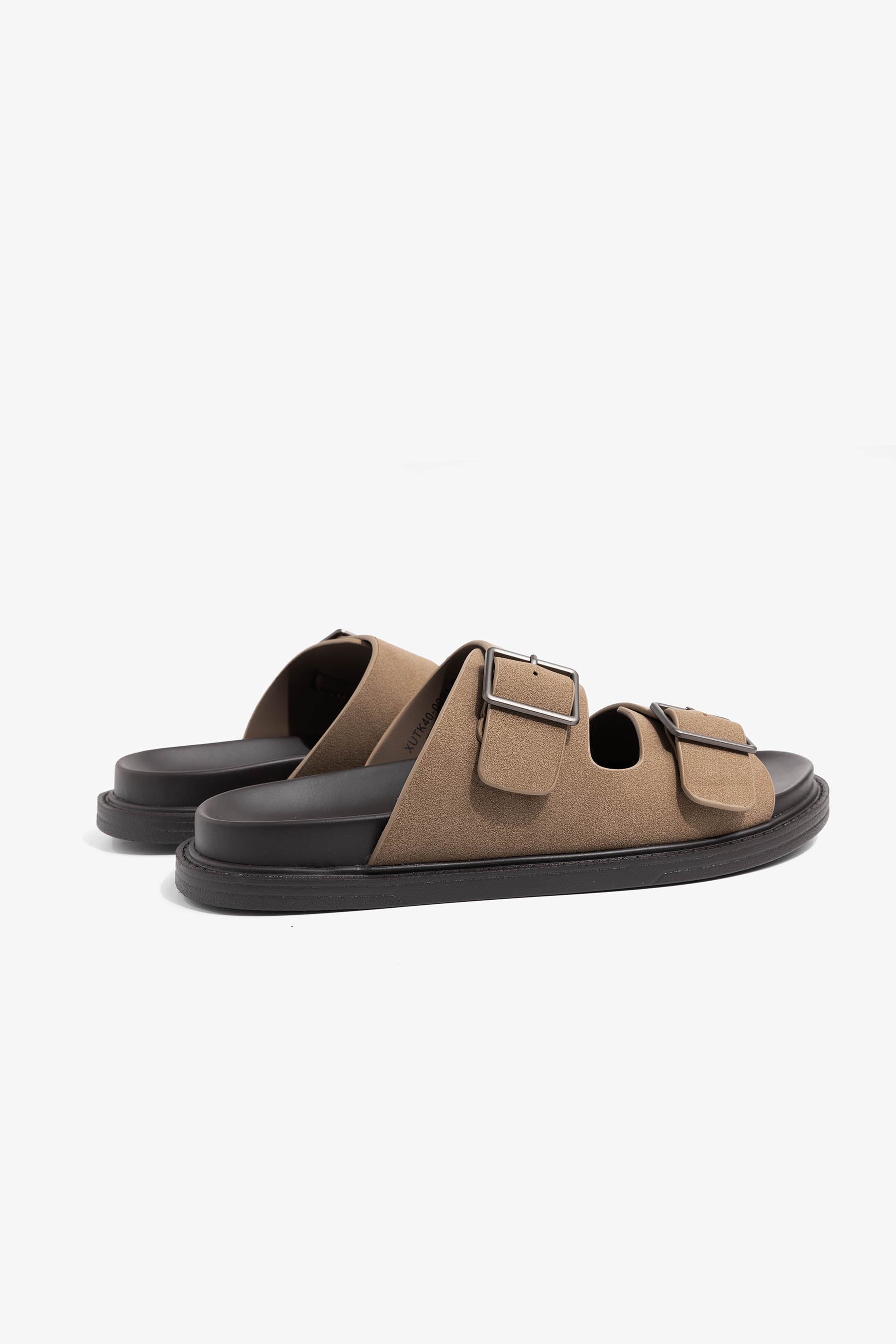 Sandalo ecosuede taupe-Dan John