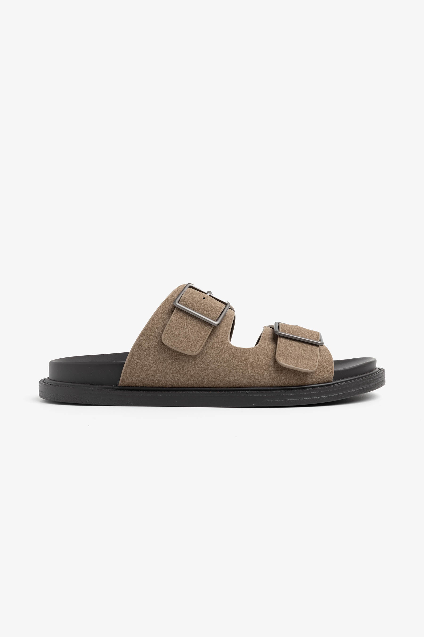 Sandalo ecosuede taupe-Dan John
