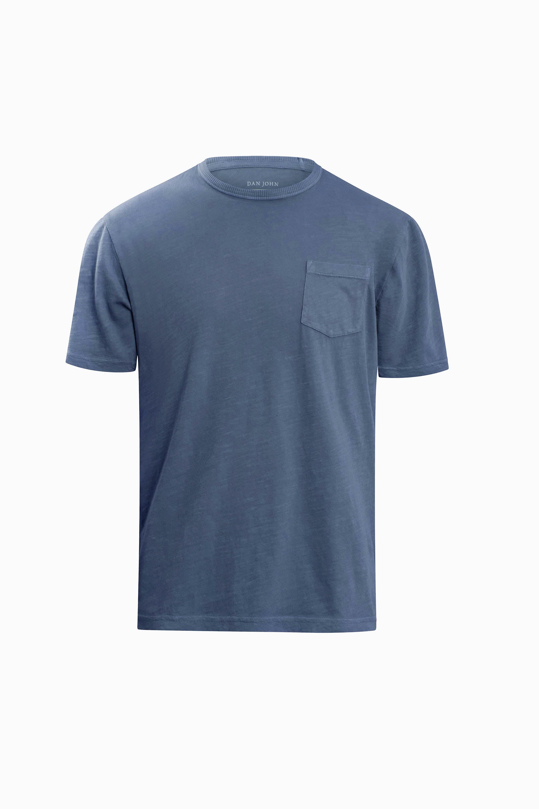 T-shirt girocollo con taschino avion-Dan John