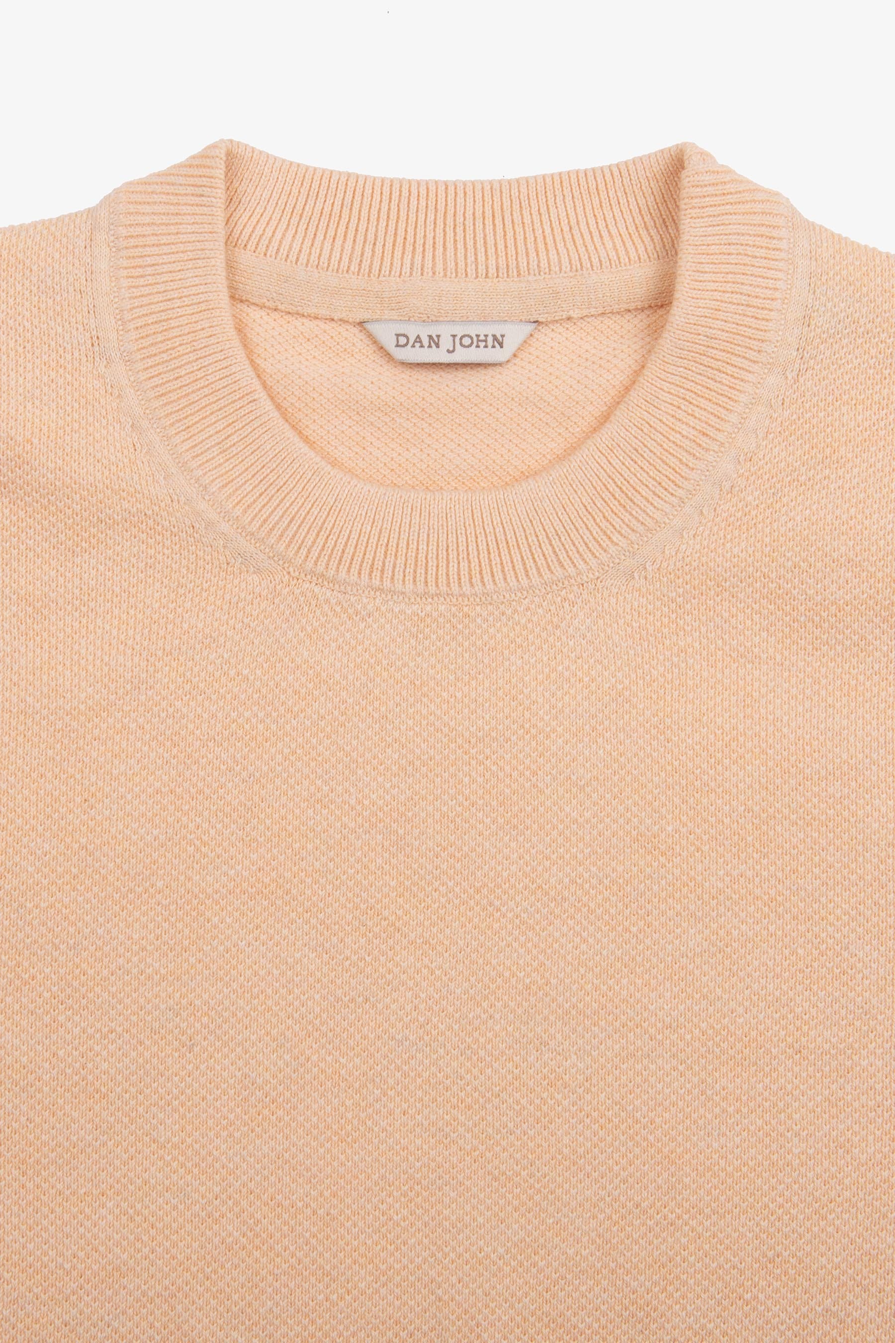 T-shirt in maglia armaturata pesca-Dan John