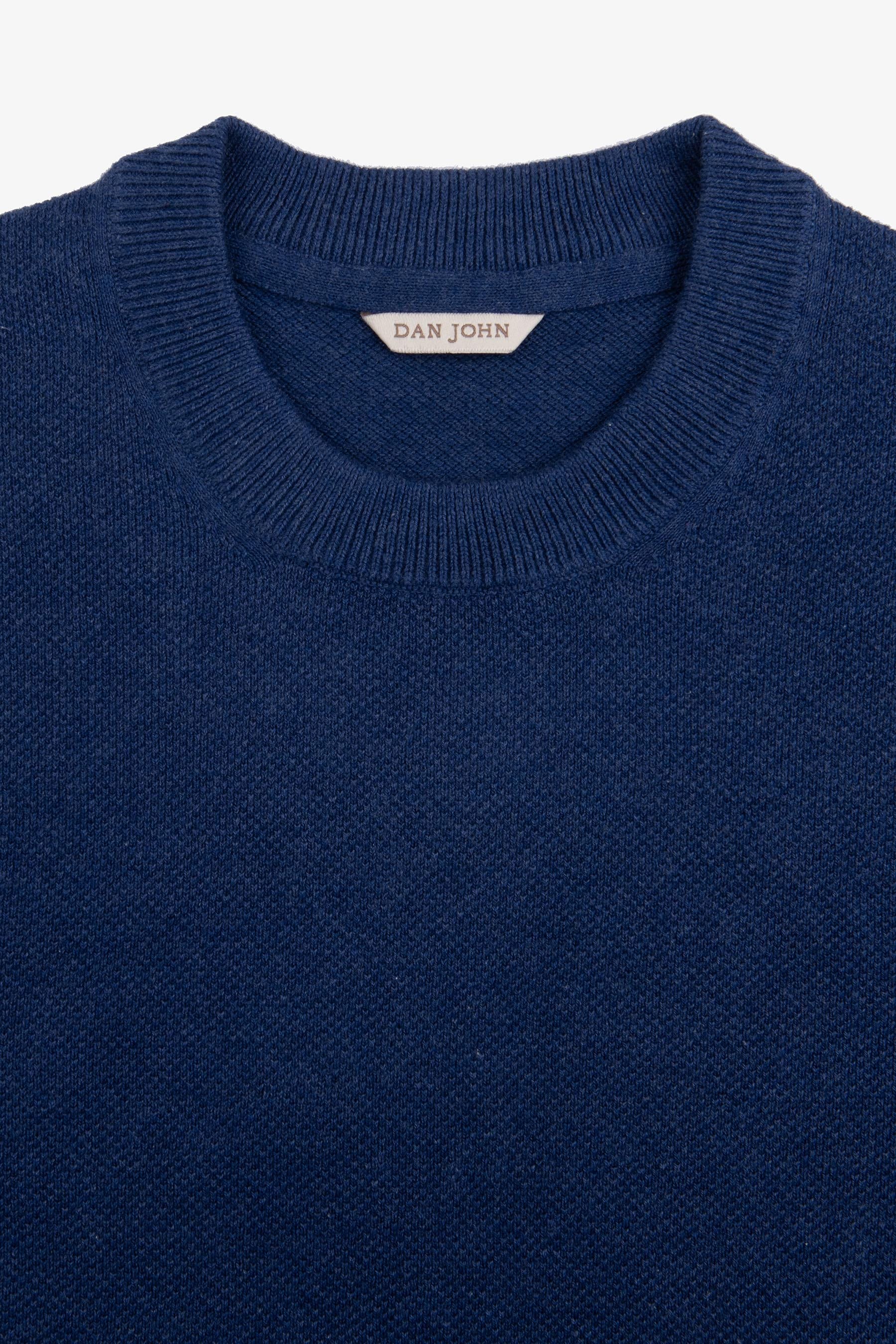 T-shirt in maglia armaturata royal-Dan John