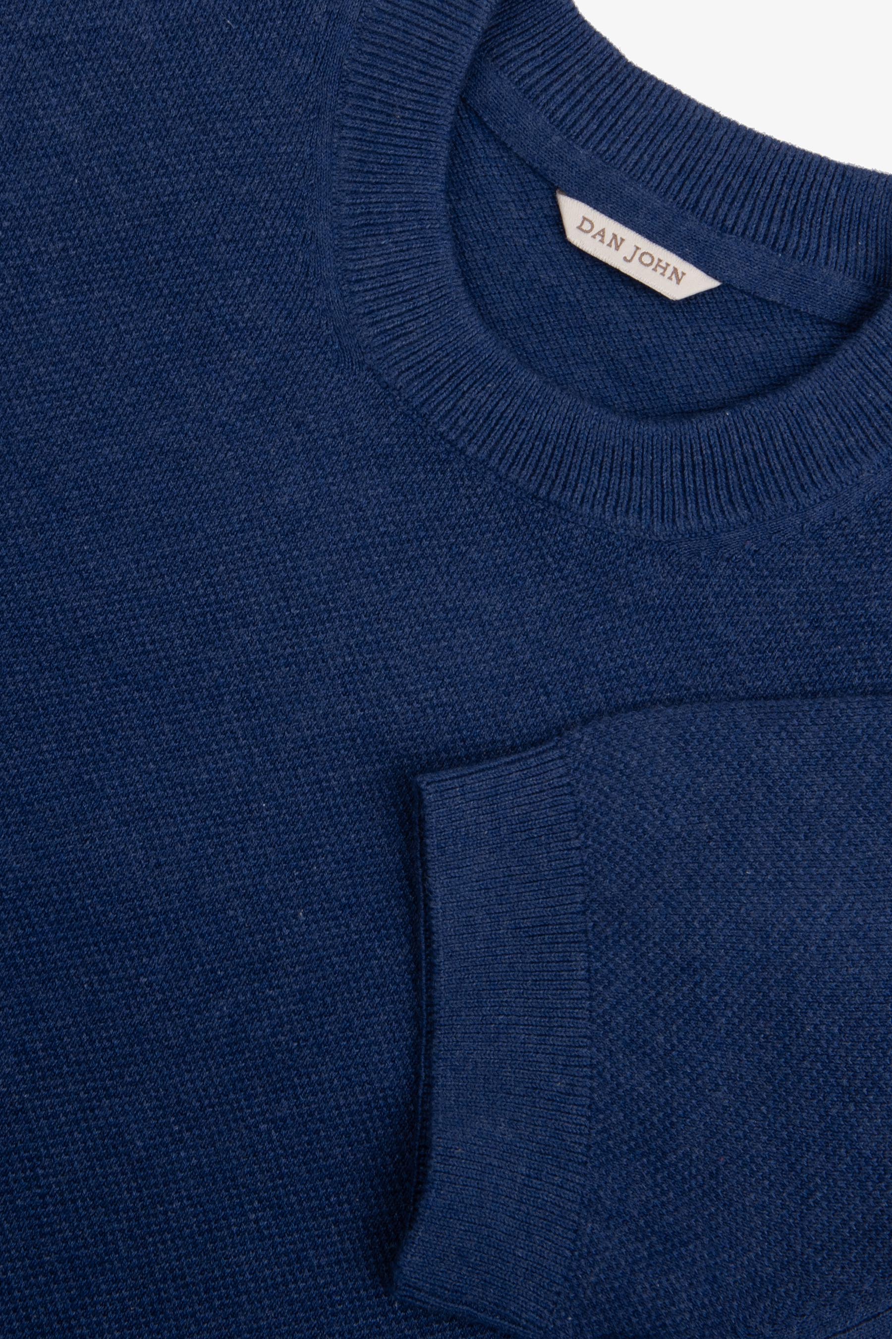 T-shirt in maglia armaturata royal-Dan John