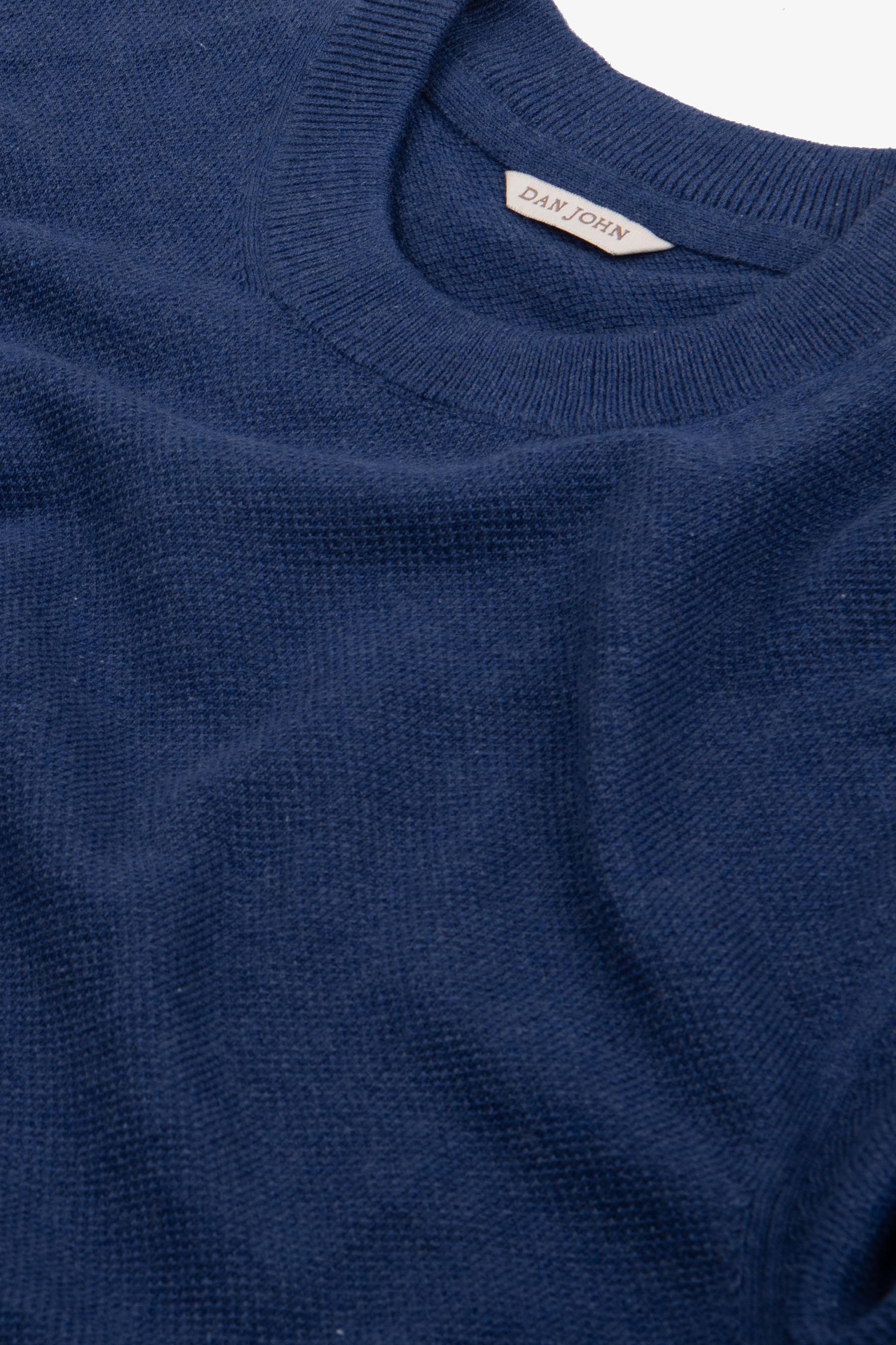 T-shirt in maglia armaturata royal-Dan John