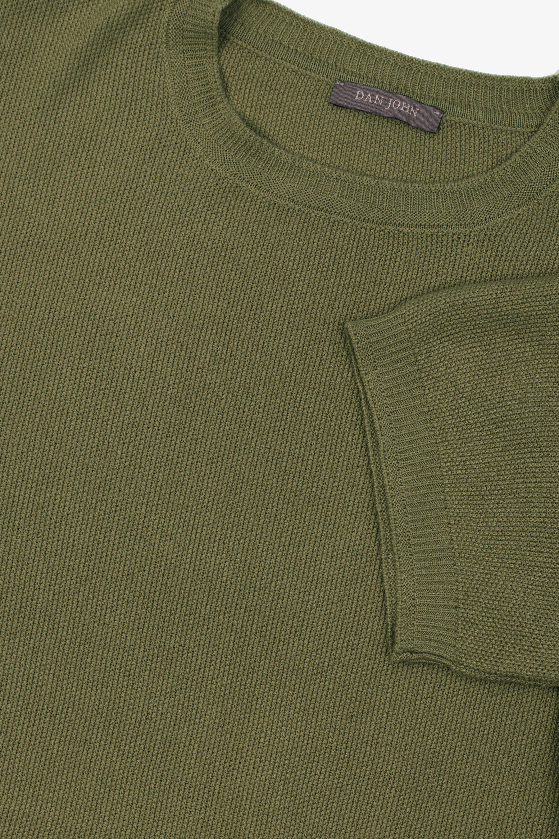 T-shirt in maglia nido d'ape militare-Dan John