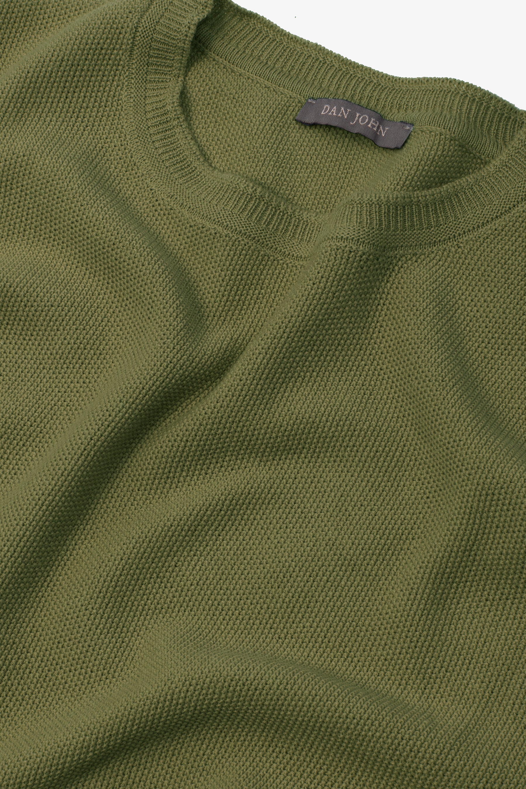 T-shirt in maglia nido d'ape militare-Dan John