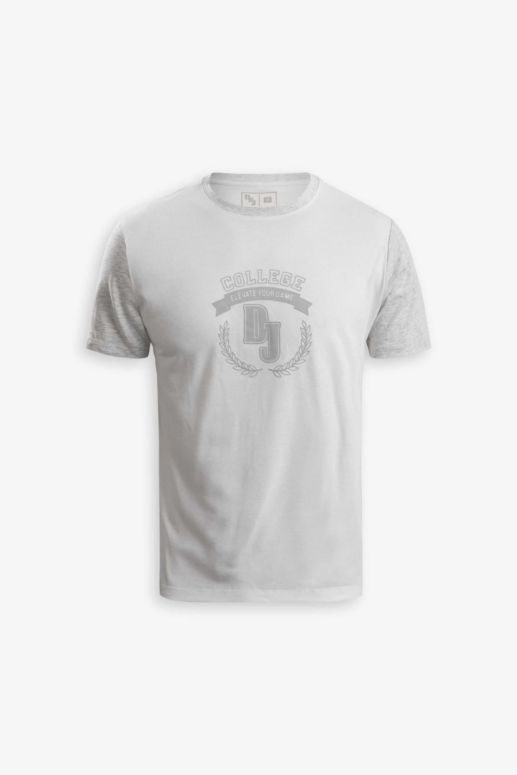 T-shirt logo DNJ off white-Dan John