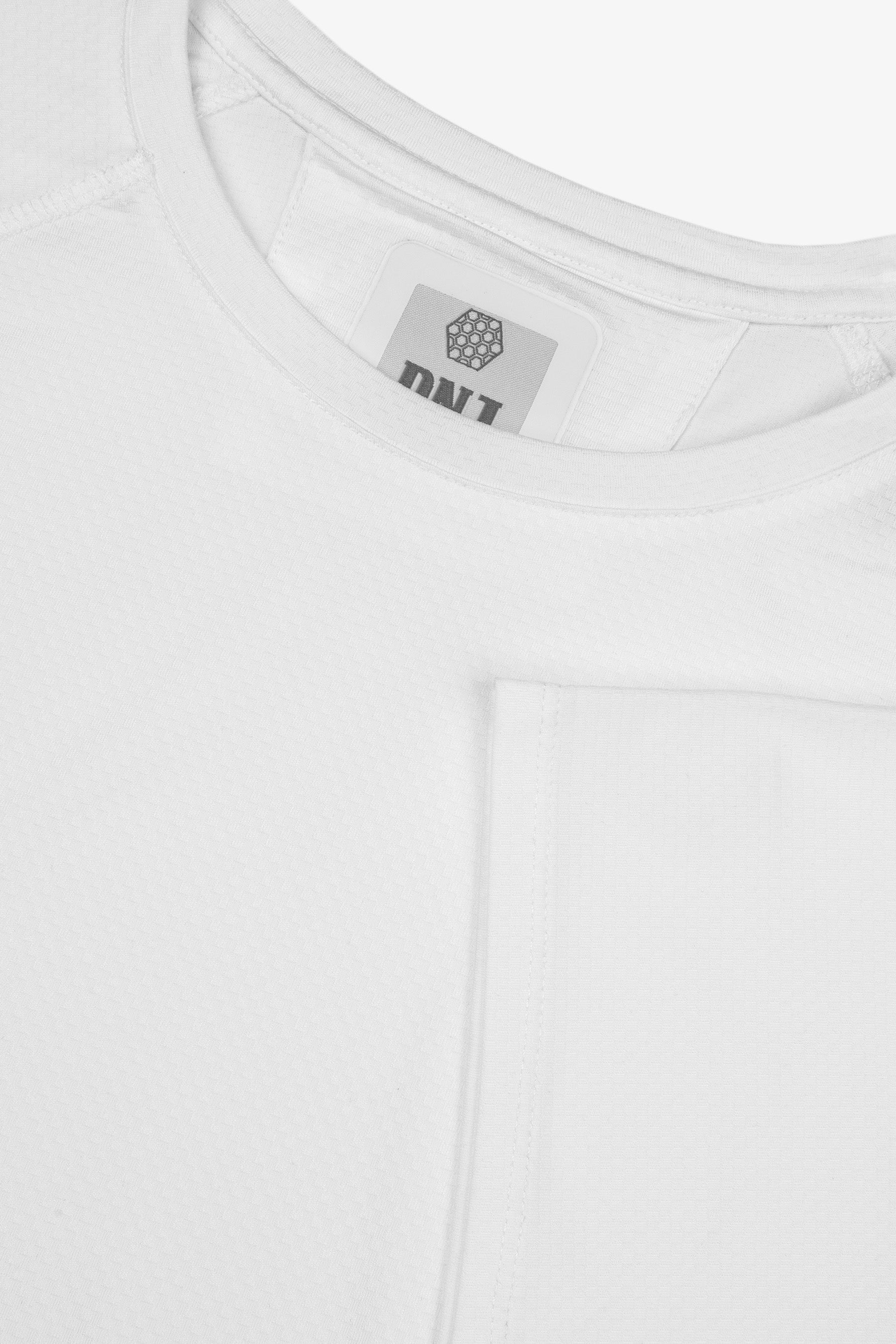 T-shirt micro scacchi DNJ panna-Dan John