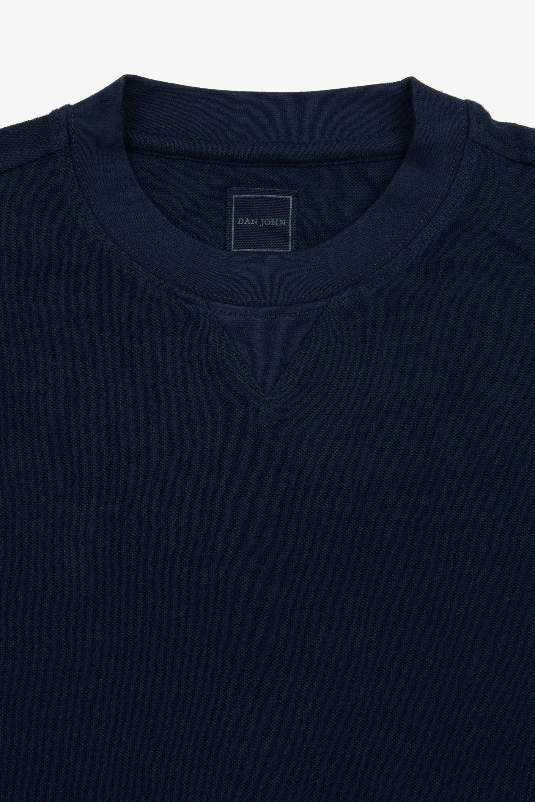 T-shirt piquet navy-Dan John