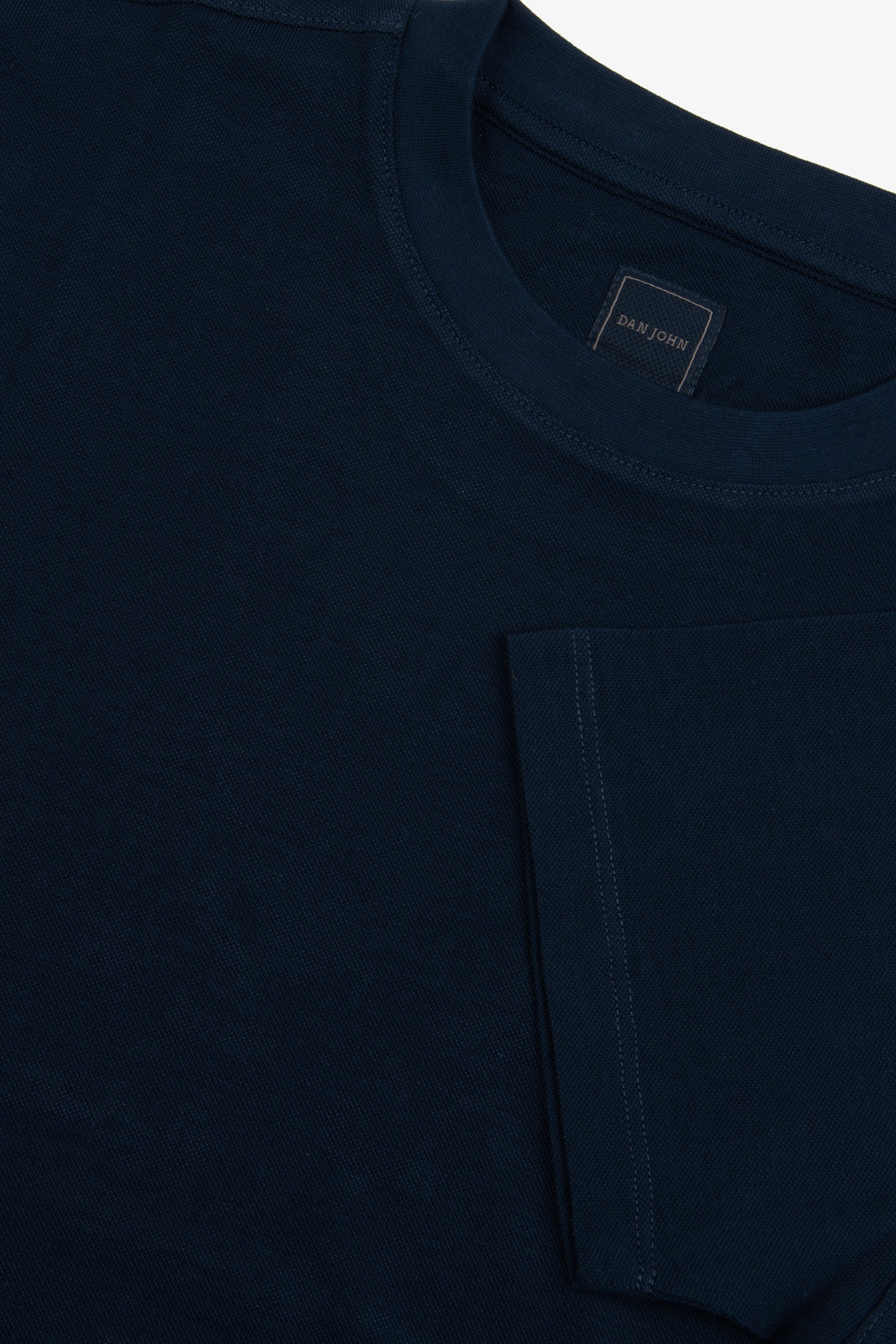 T-shirt piquet navy-Dan John