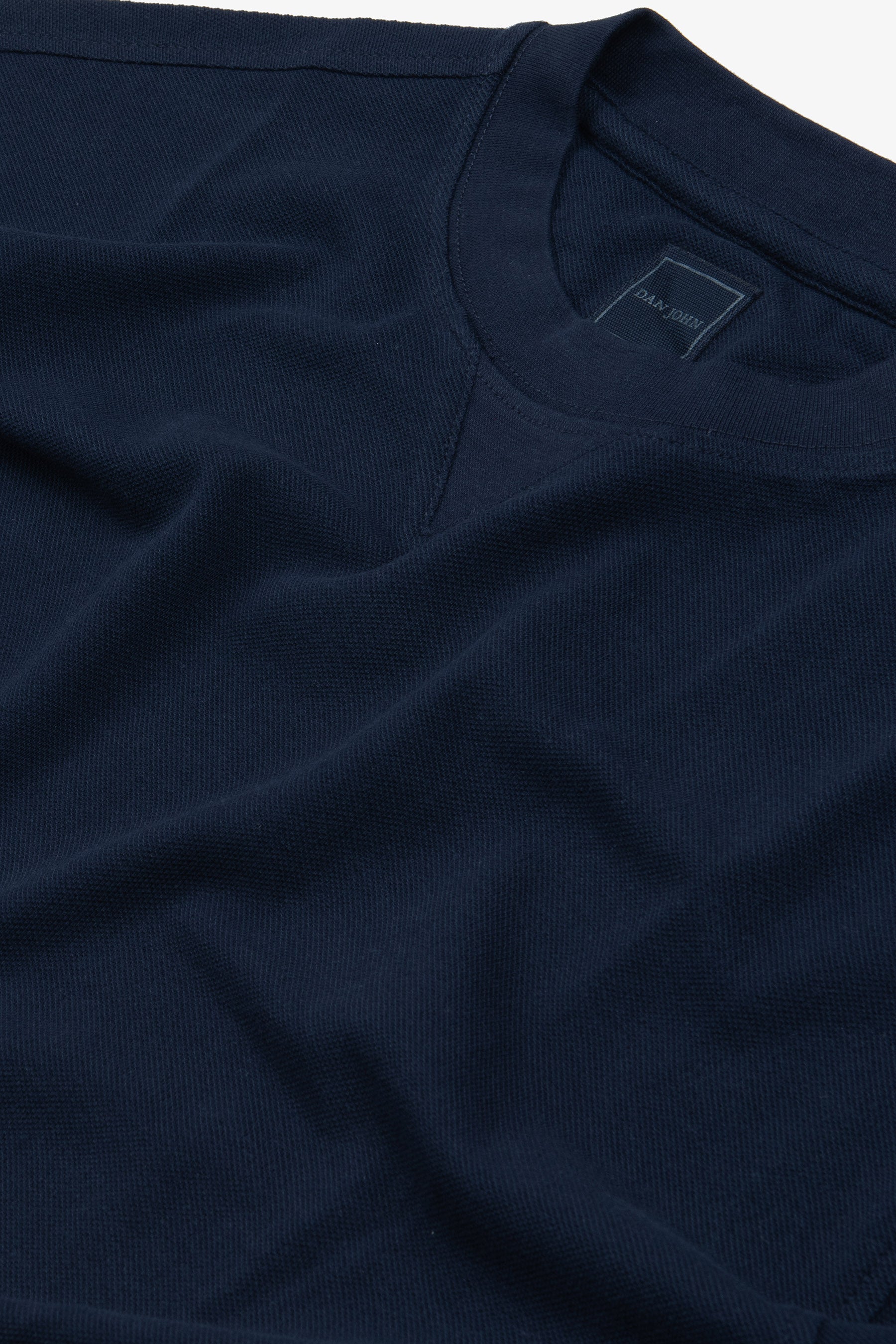 T-shirt piquet navy-Dan John