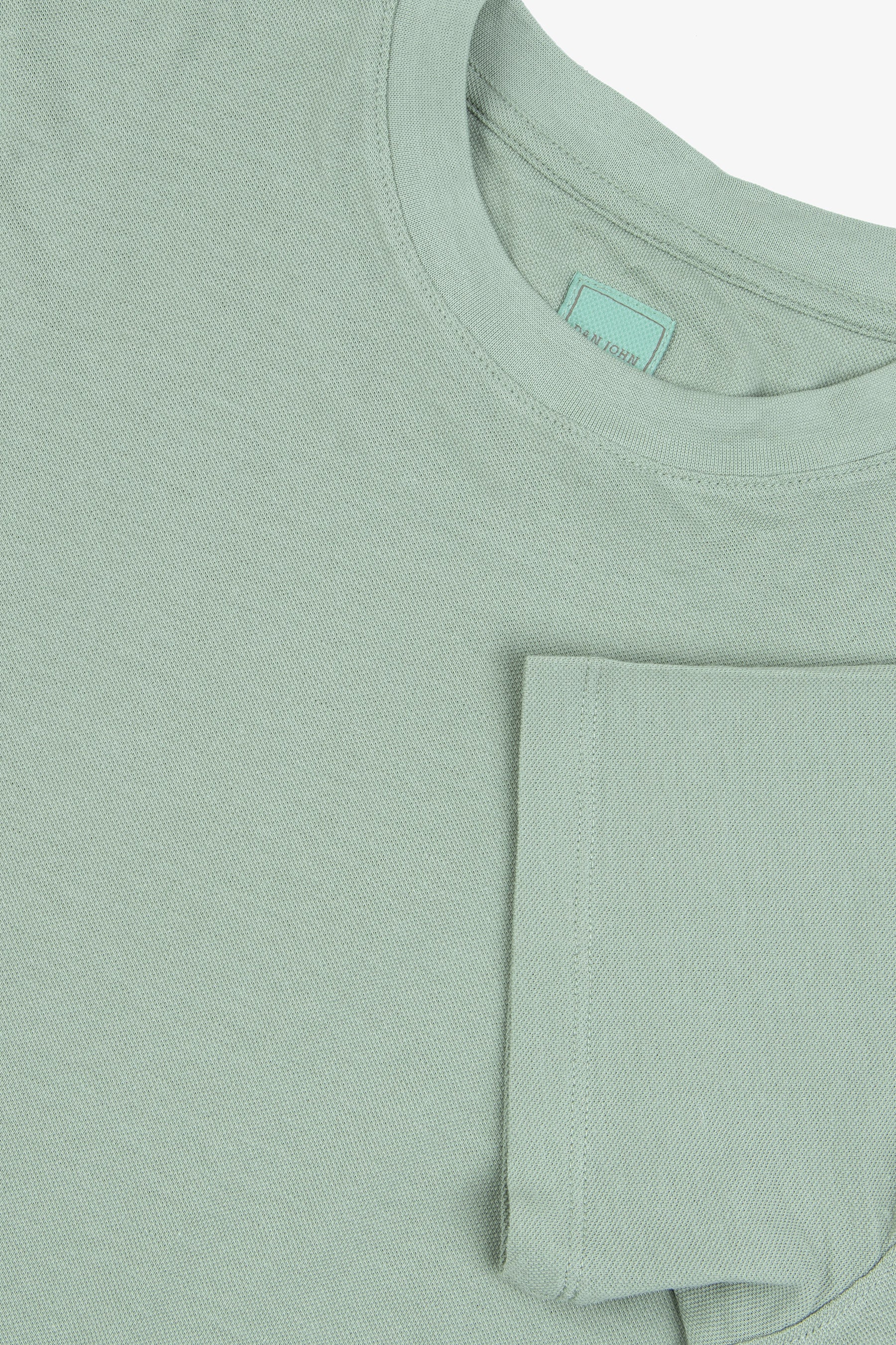 T-shirt piquet salvia-Dan John