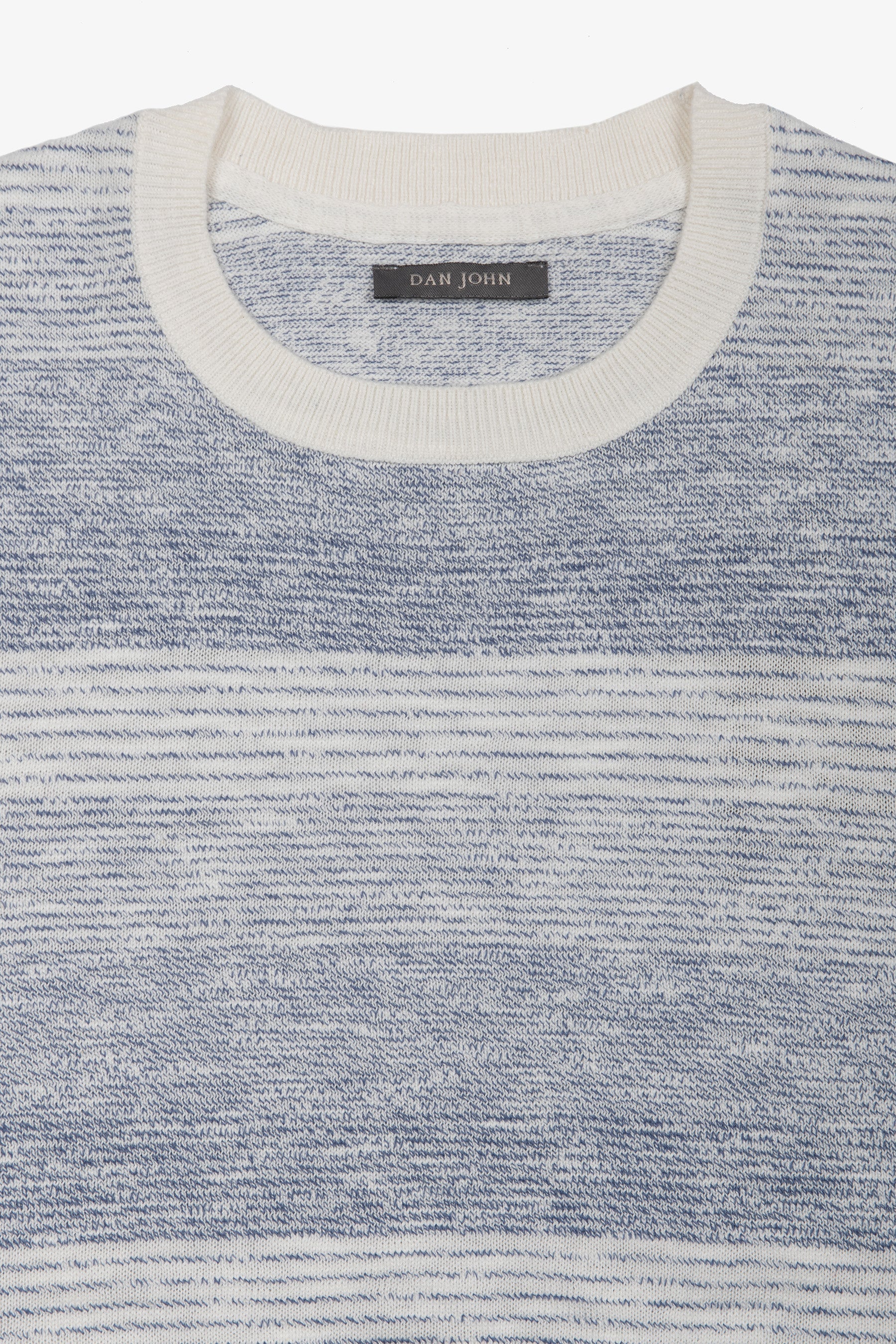 T-shirt riga degradè navy-Dan John