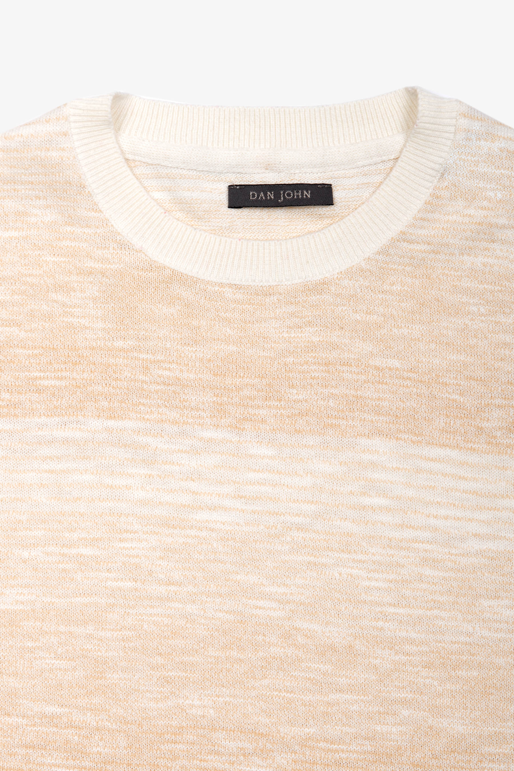 T-shirt riga degradè sabbia-Dan John