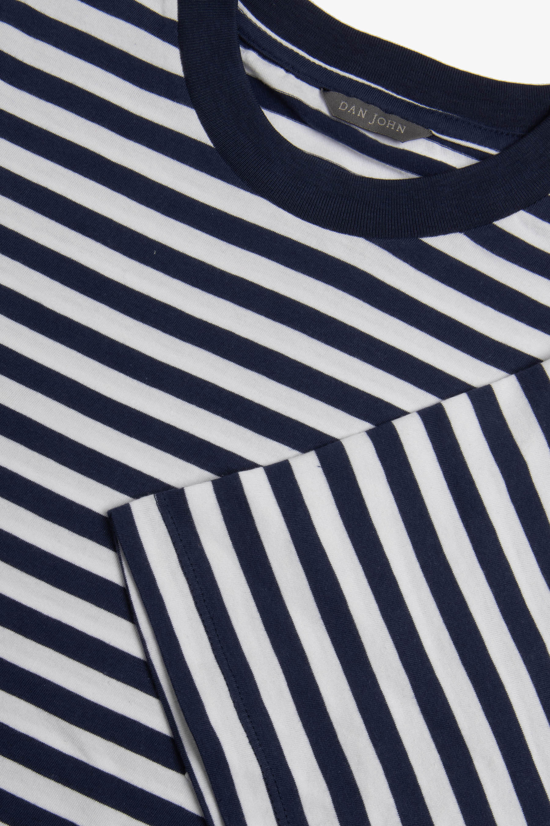 T-shirt rigata blu-Dan John