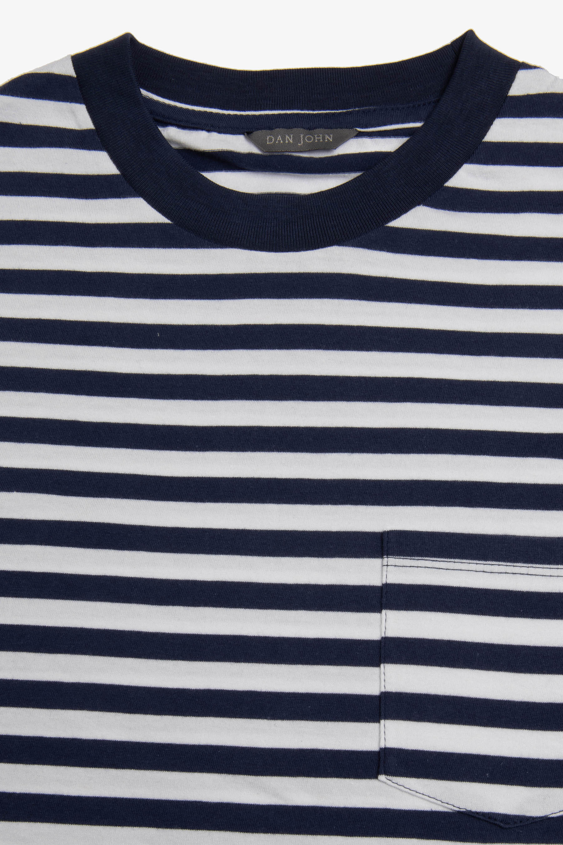 T-shirt rigata blu-Dan John