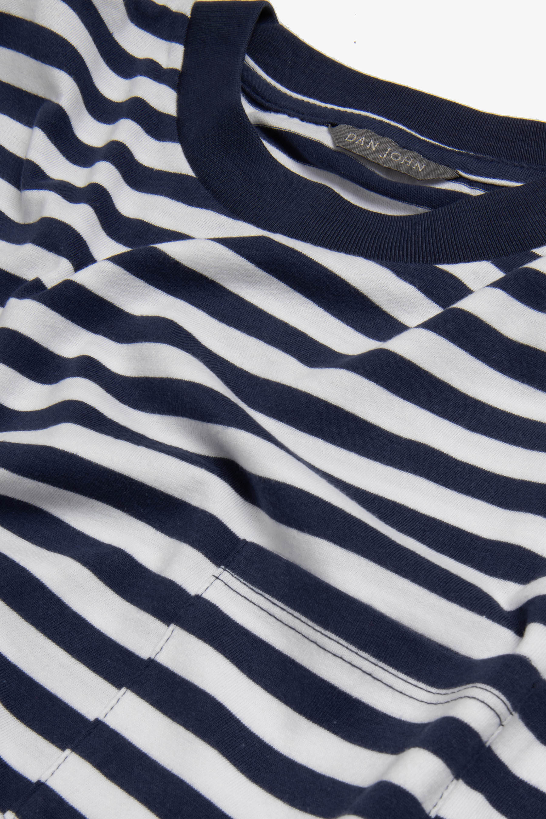 T-shirt rigata blu-Dan John