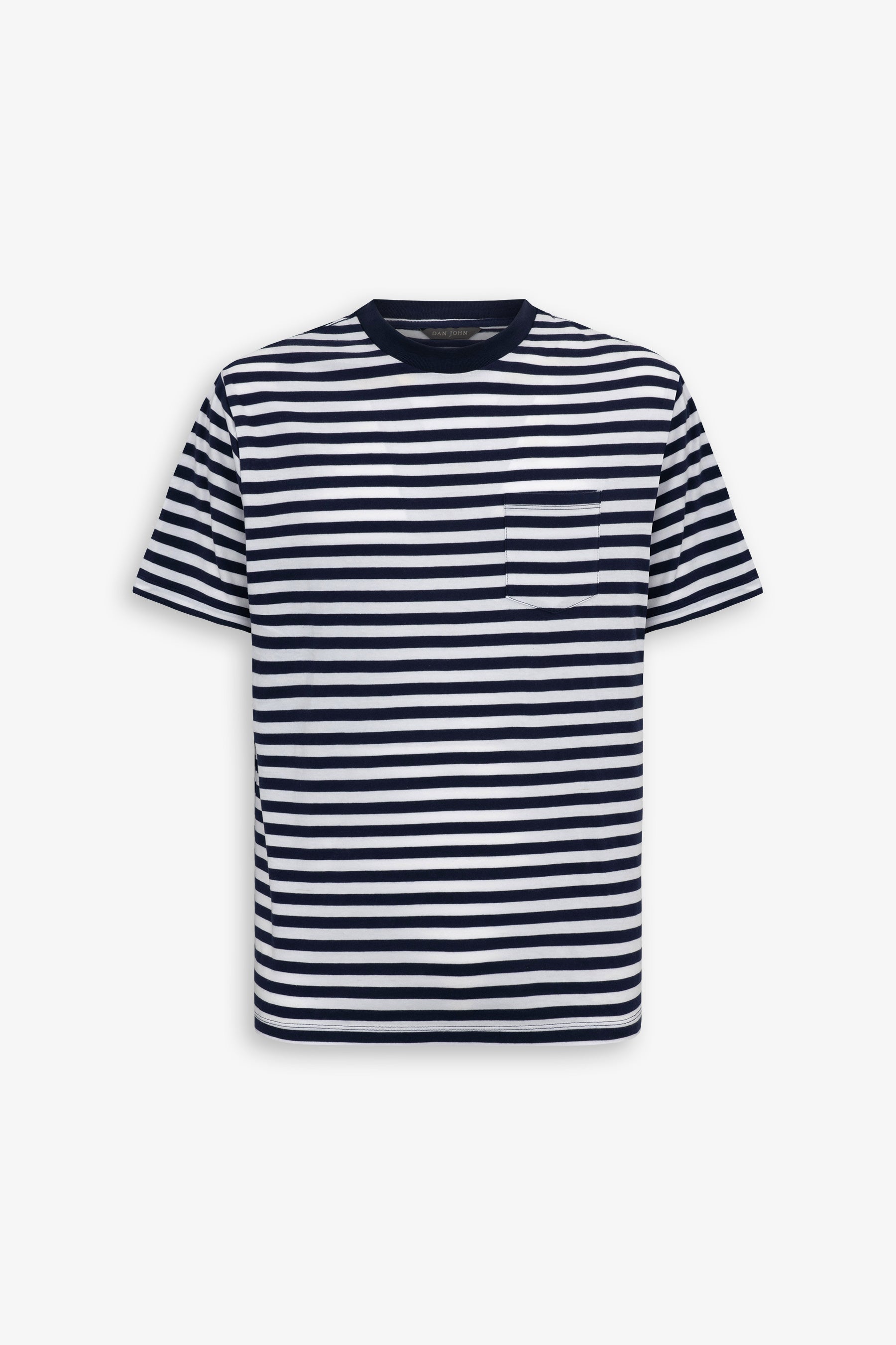 T-shirt rigata blu-Dan John