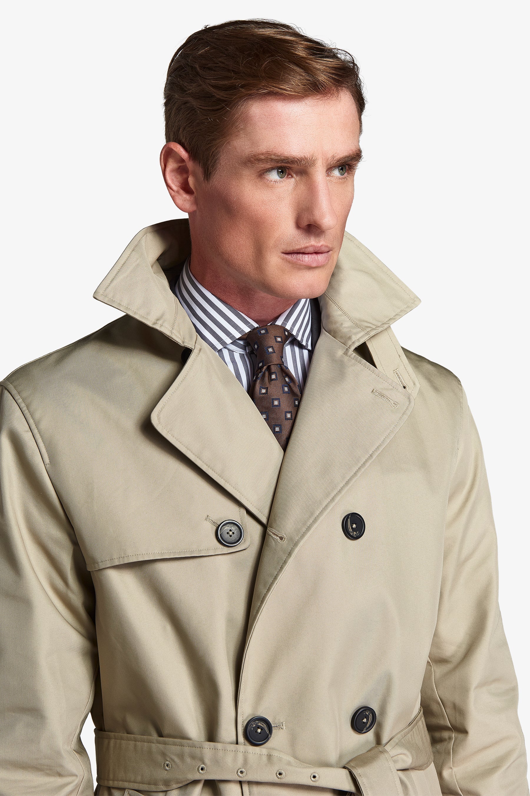 Trench "Mayfair" doppiopetto beige-Dan John