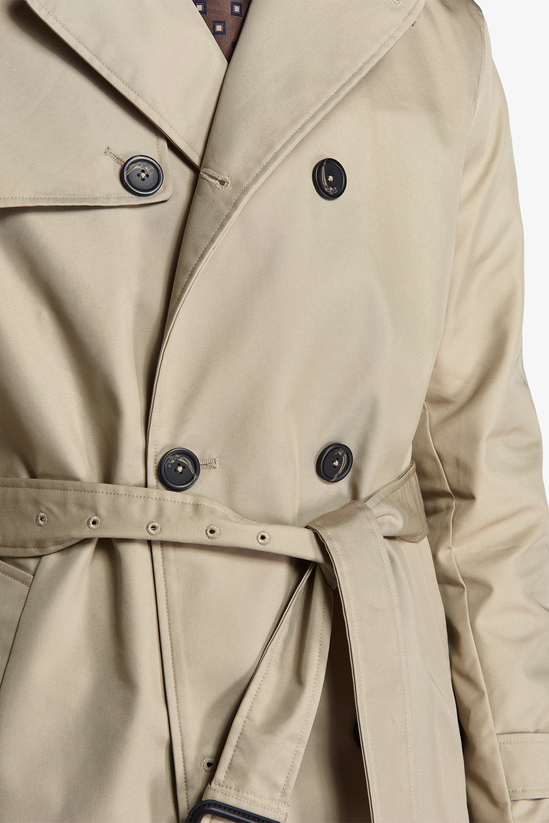 Trench "Mayfair" doppiopetto beige-Dan John