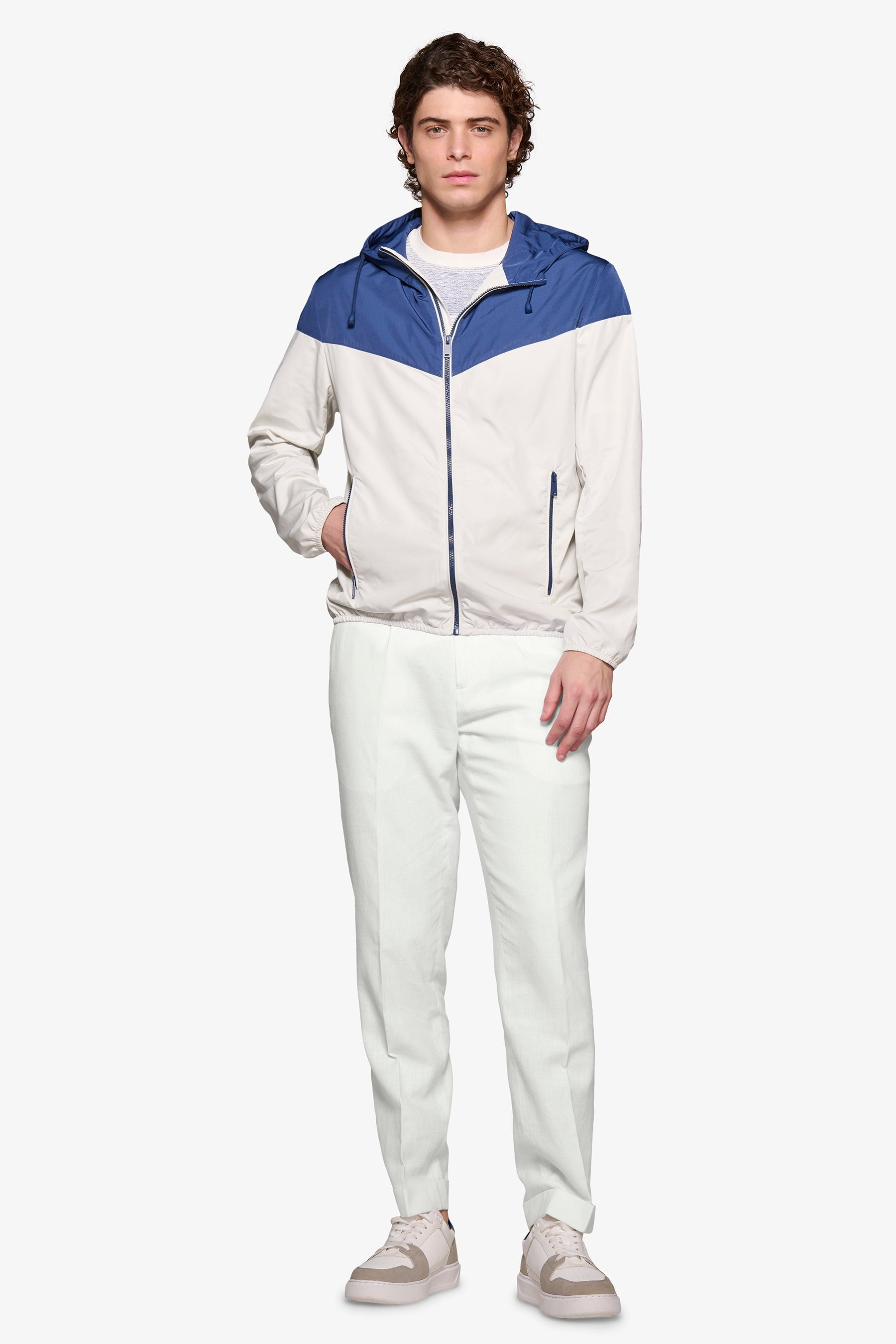 Wind jacket bicolore avion-Dan John