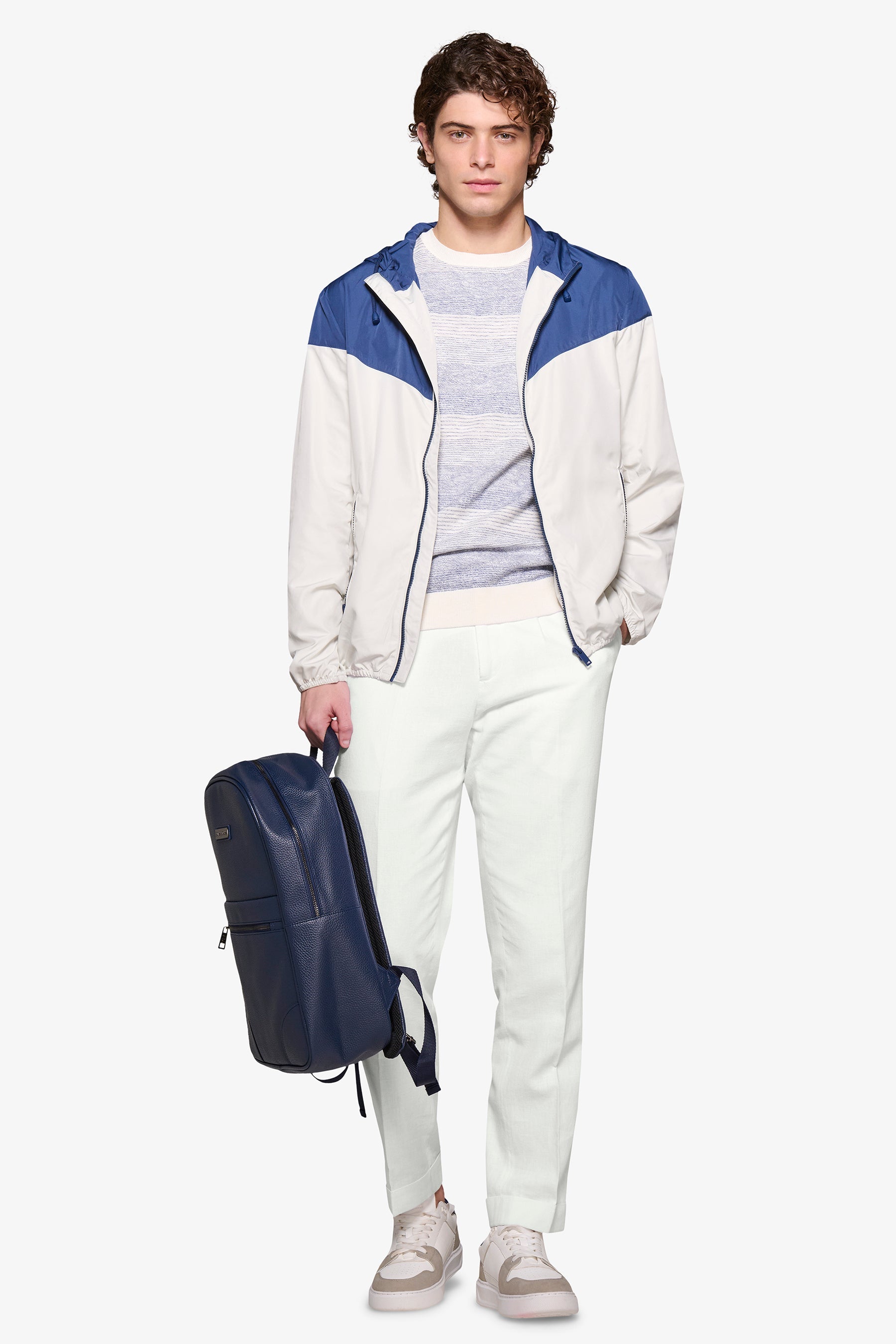 Wind jacket bicolore avion-Dan John