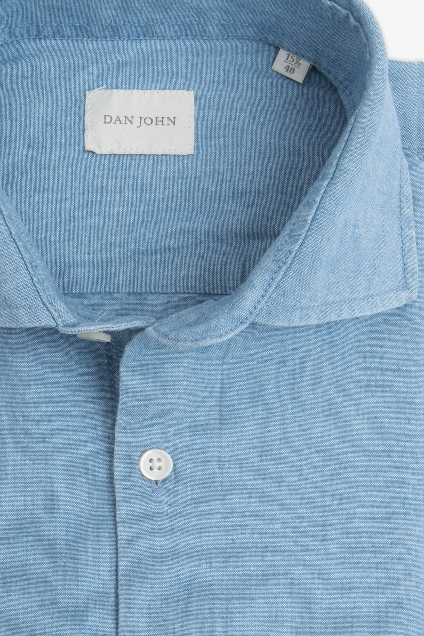 SCHLANKES DENIM-HEMD AUS LEICHTEM DENIM