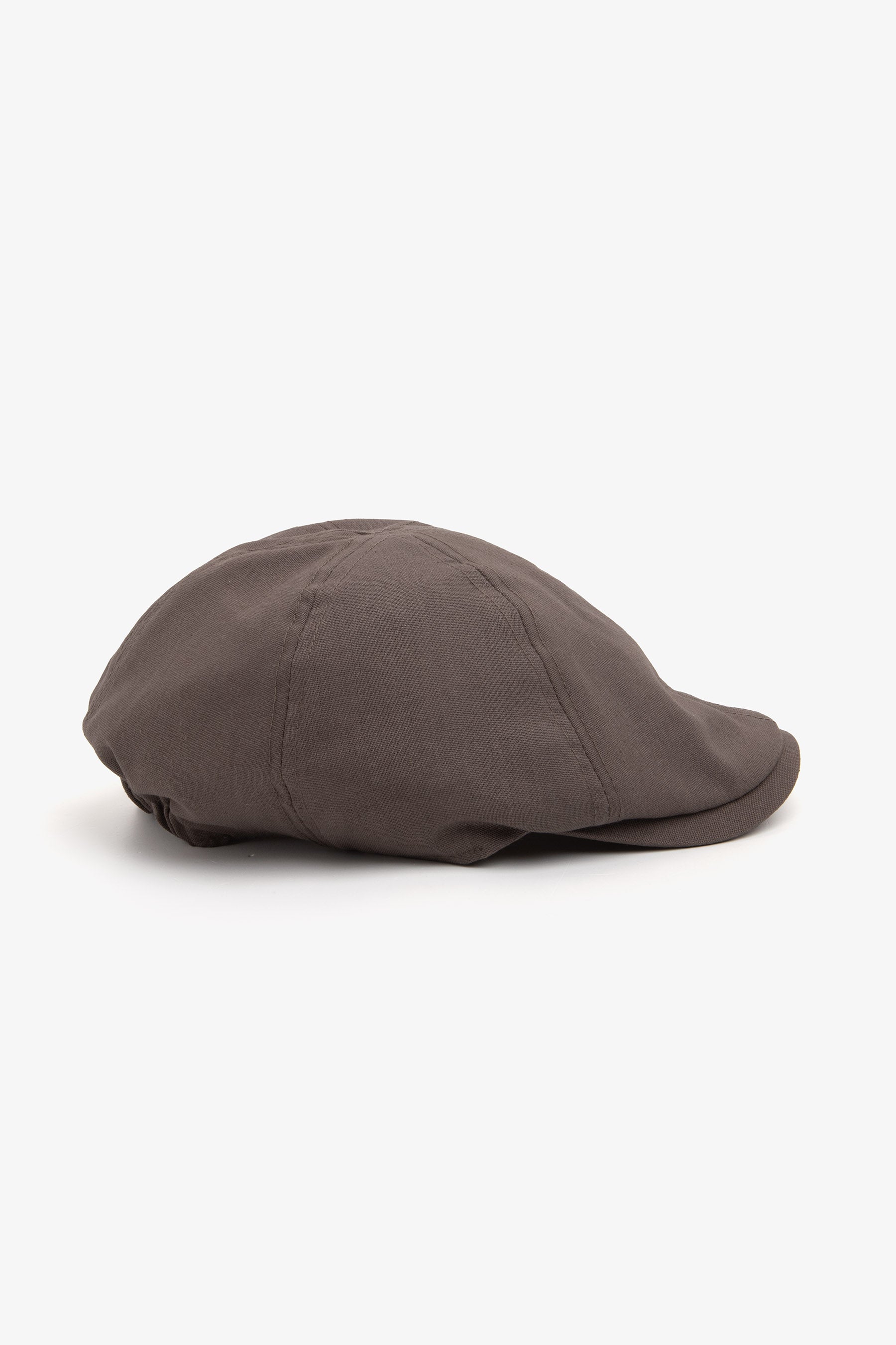 Casquette plate gris souris en polylin