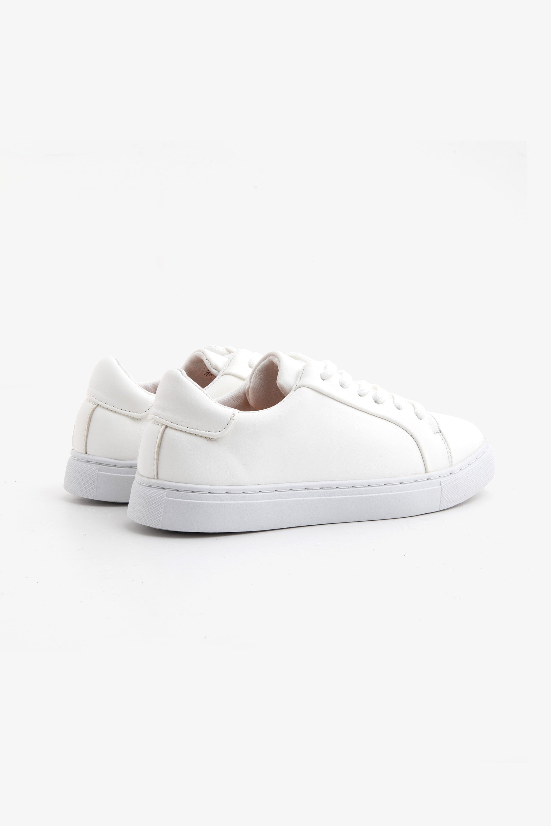KIDS White leatherette sneakers