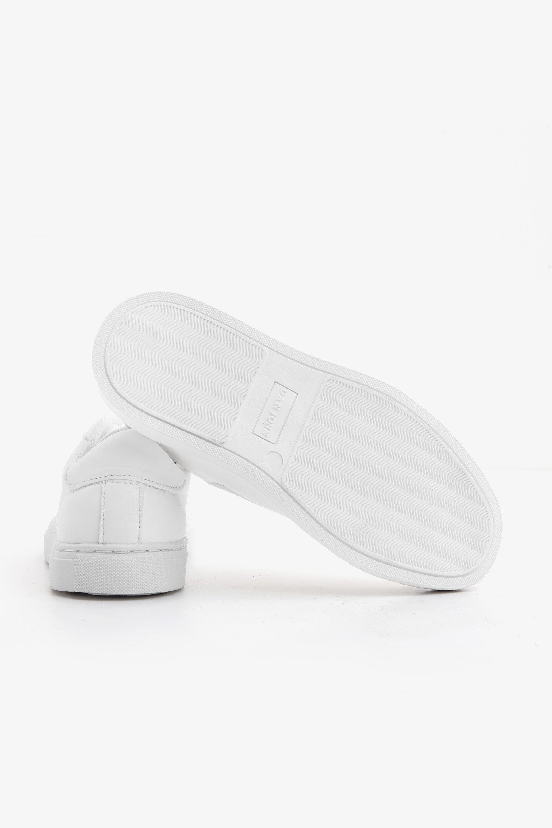 KIDS White leatherette sneakers