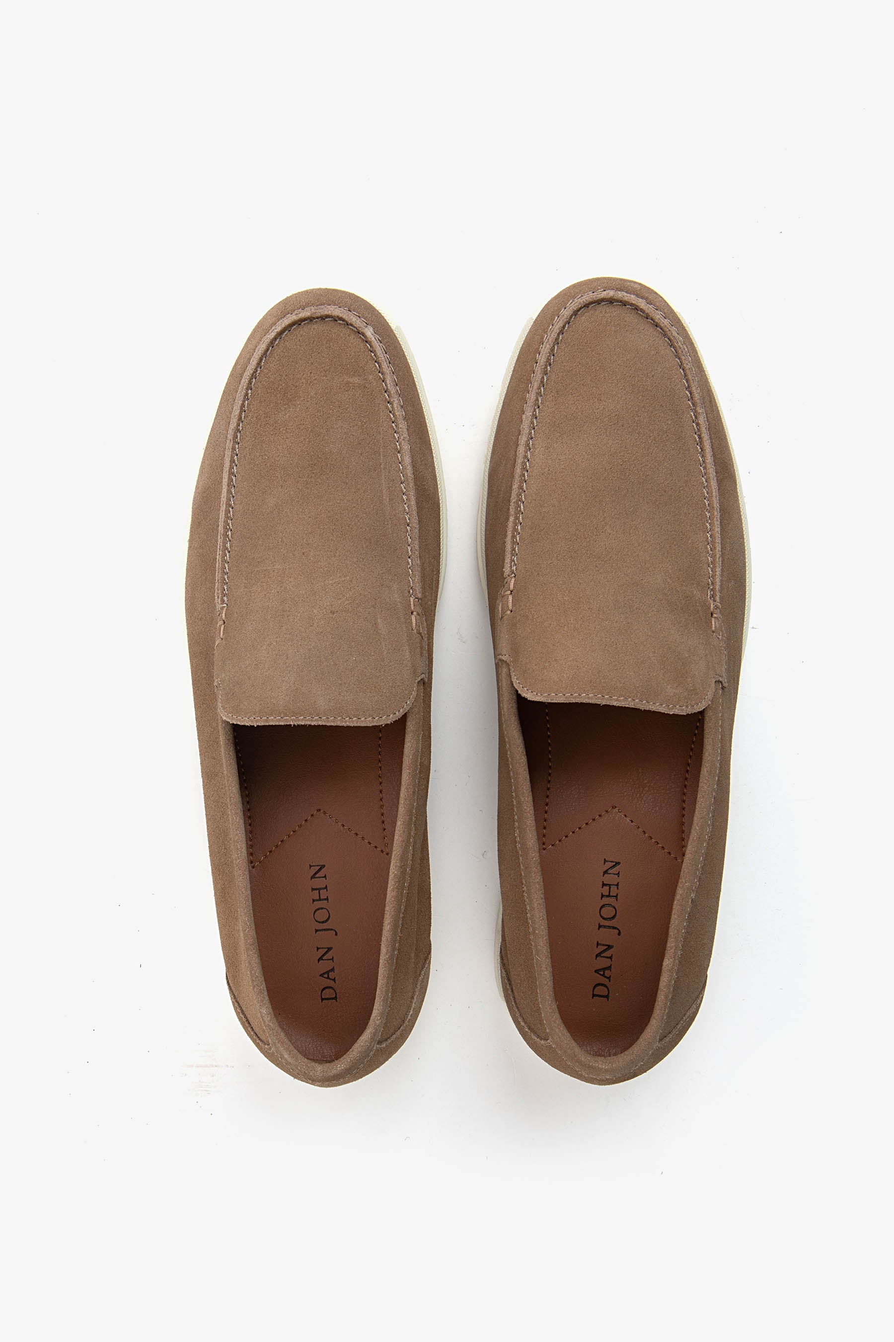 Mocassino scamosciato sabbia-Dan John