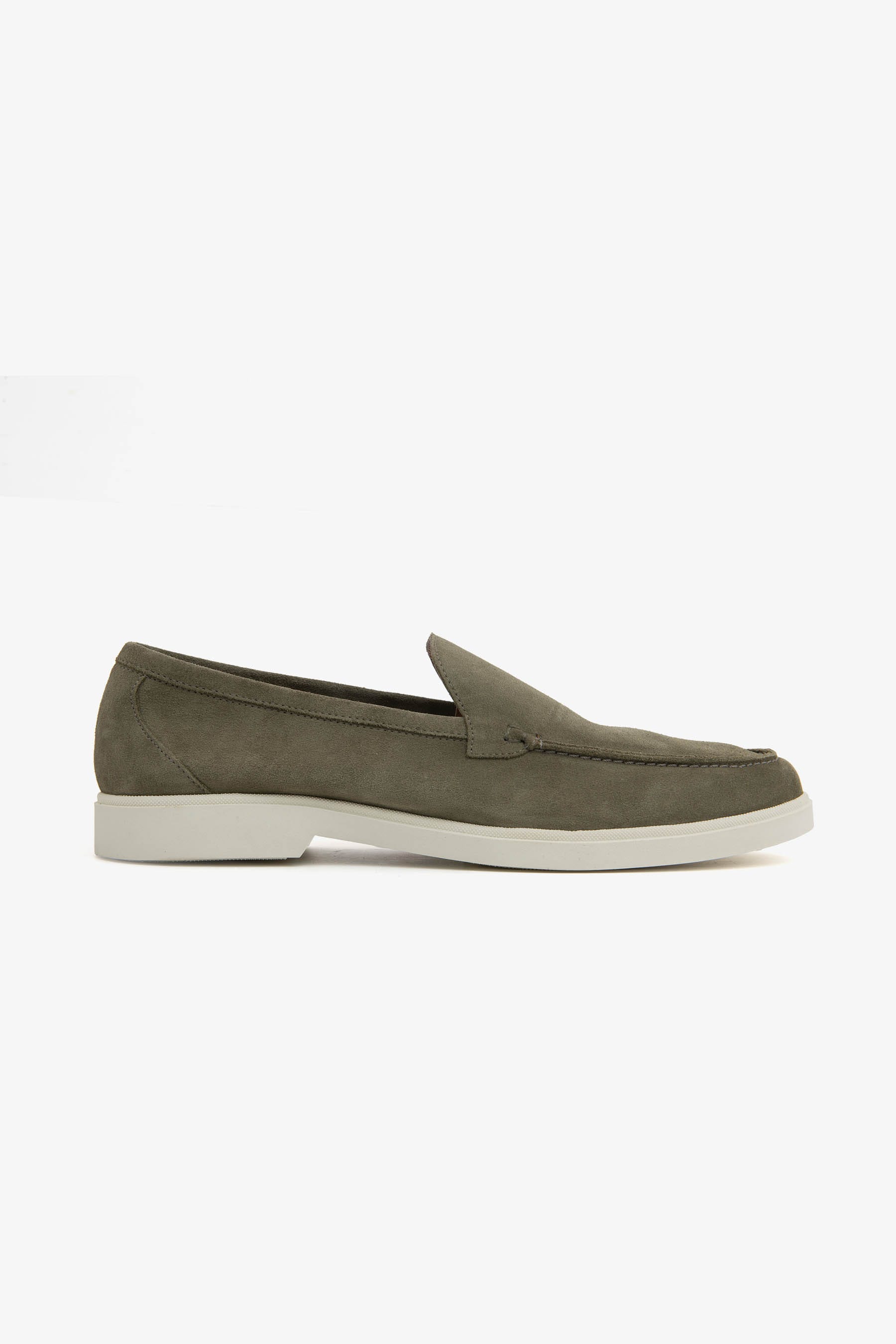 Mocassino scamosciato verde-Dan John