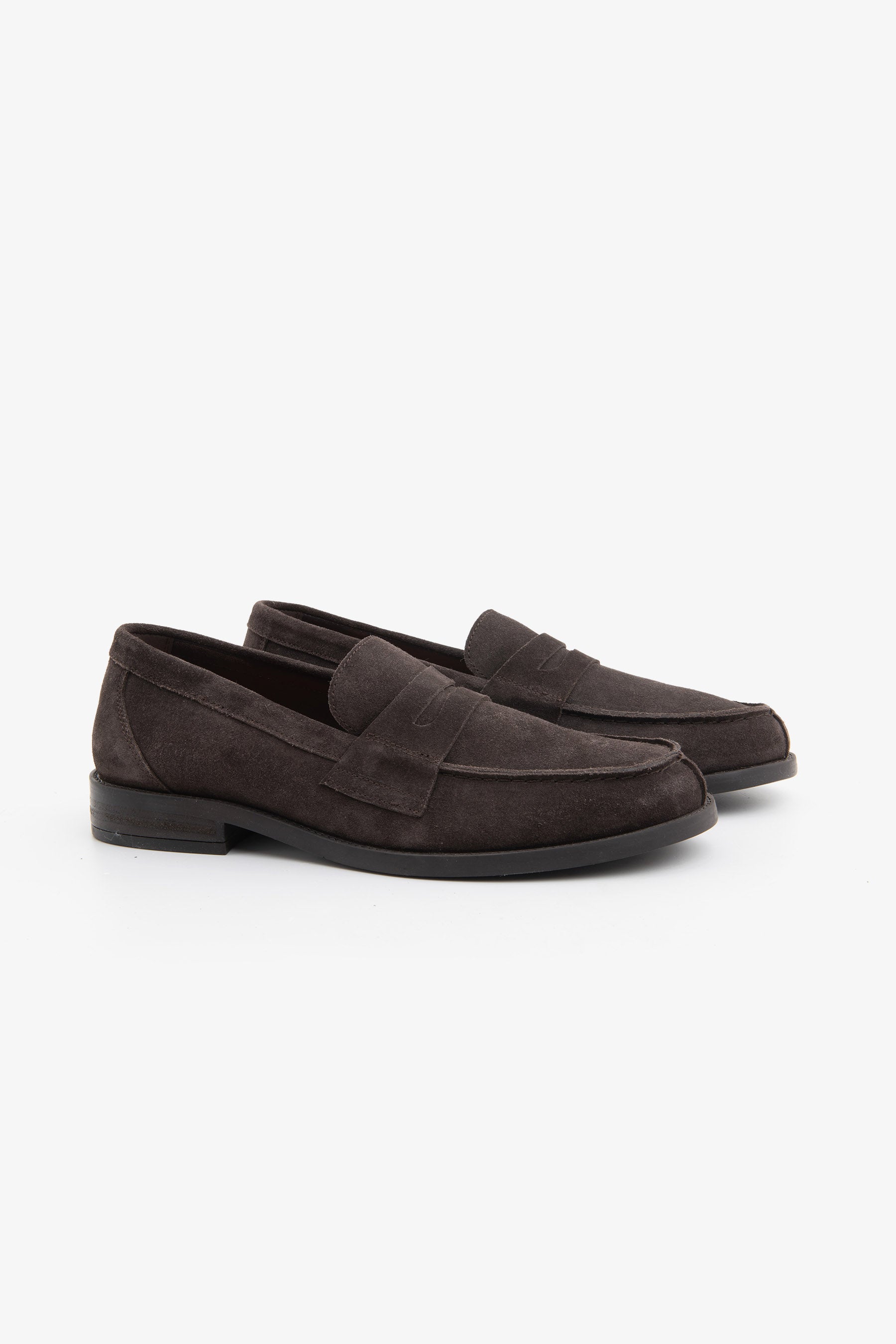 Mocassino college suede moro