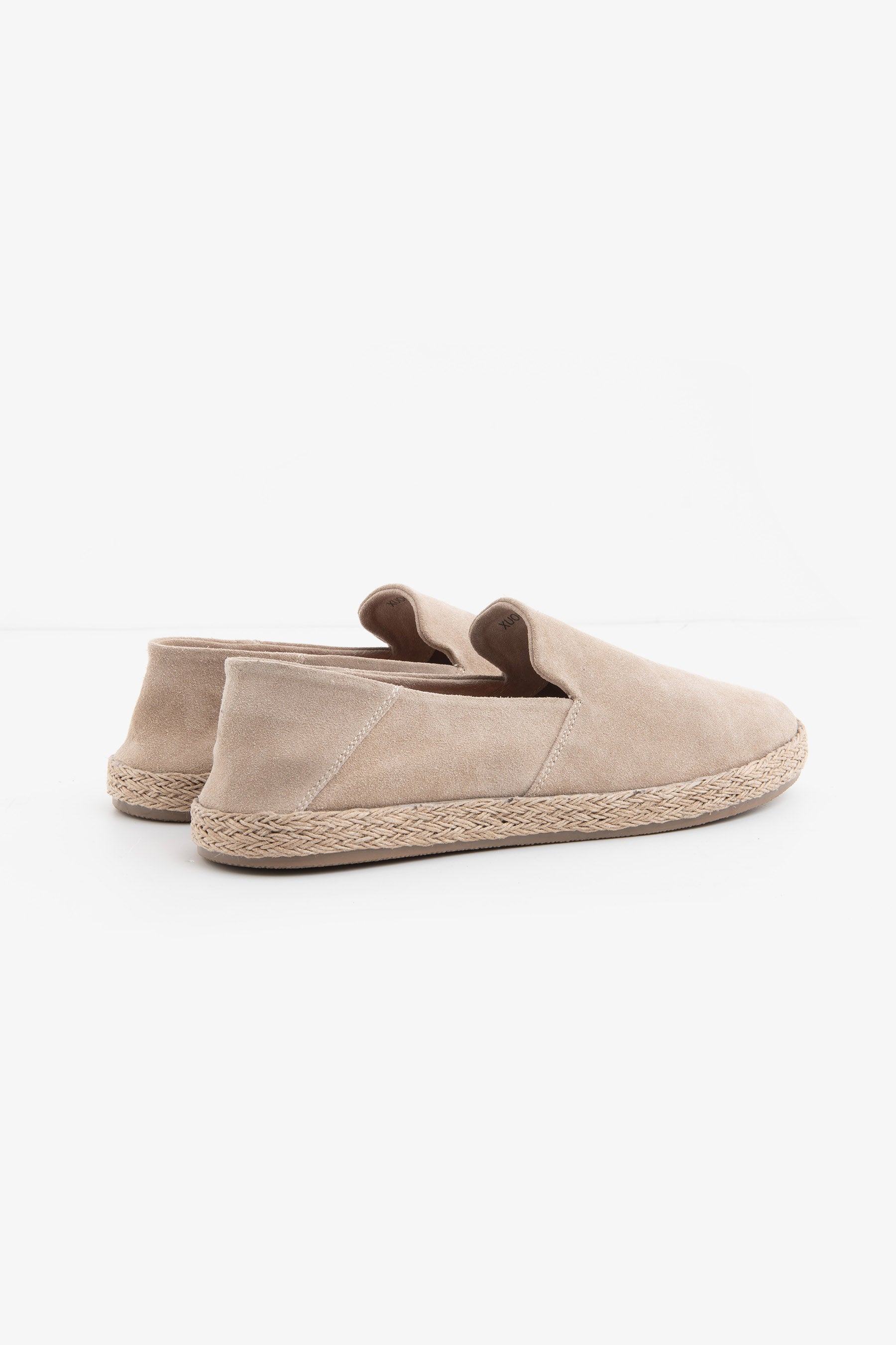 Mocassino scamosciato beige