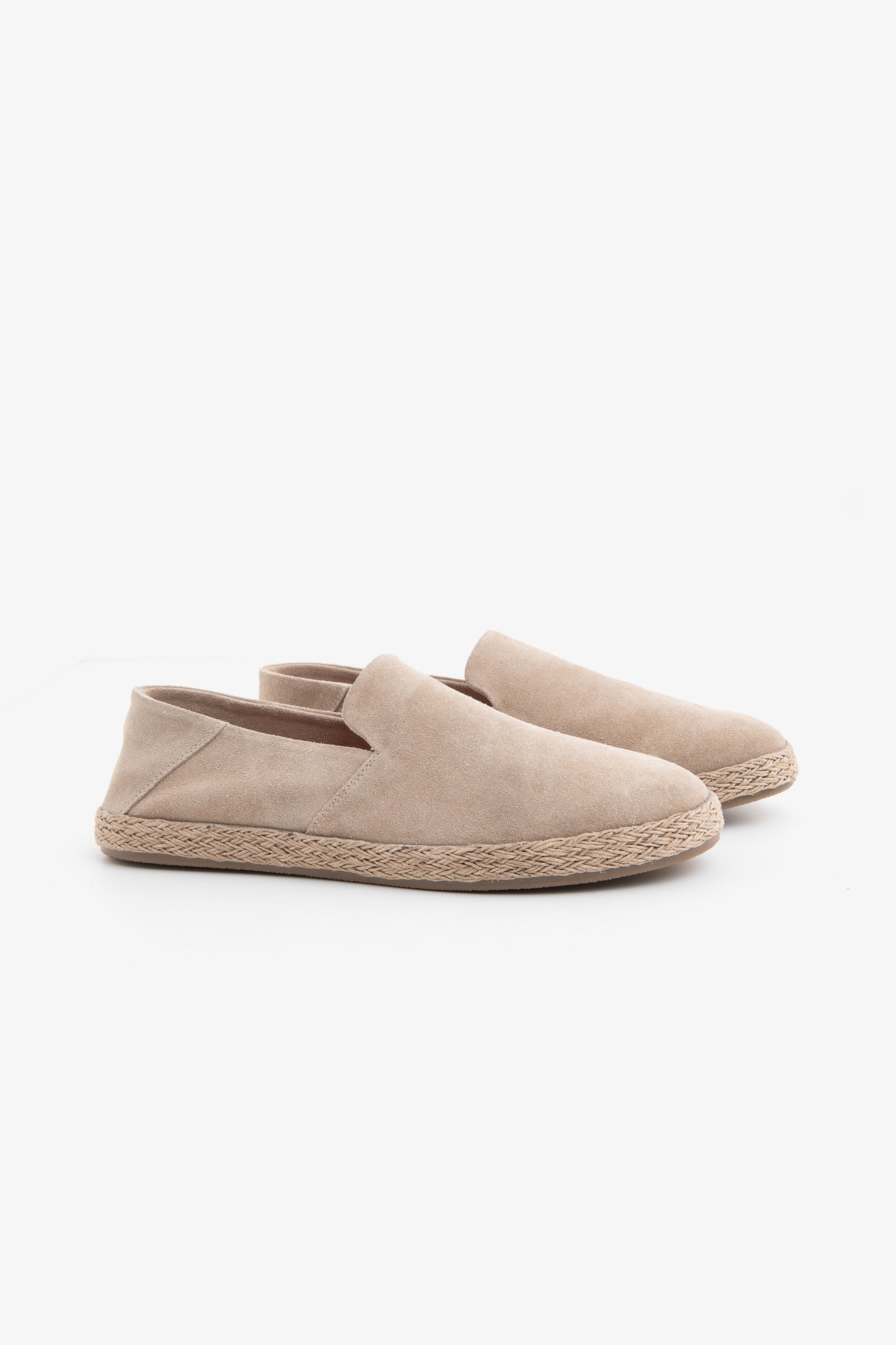 Mocassino scamosciato beige