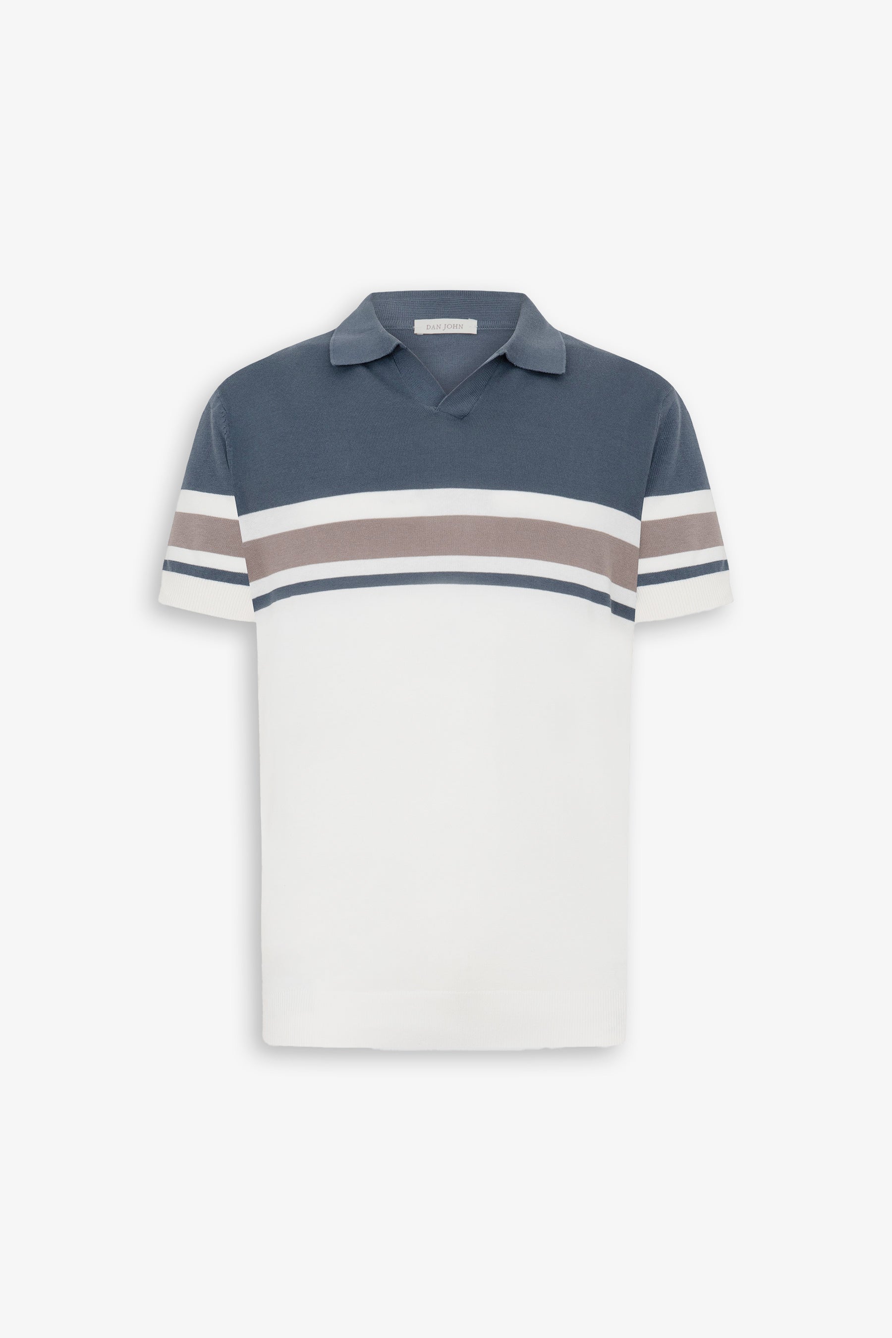 Avion striped knit polo
