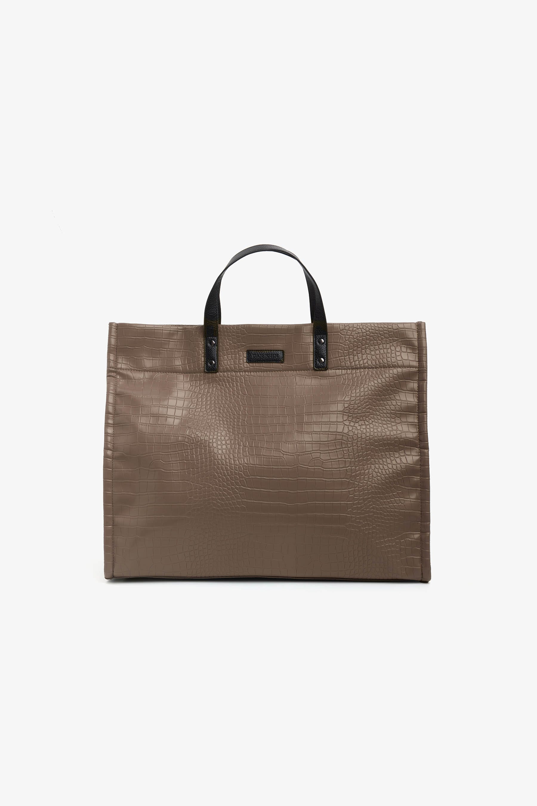 Borsa stampa cocco tortora