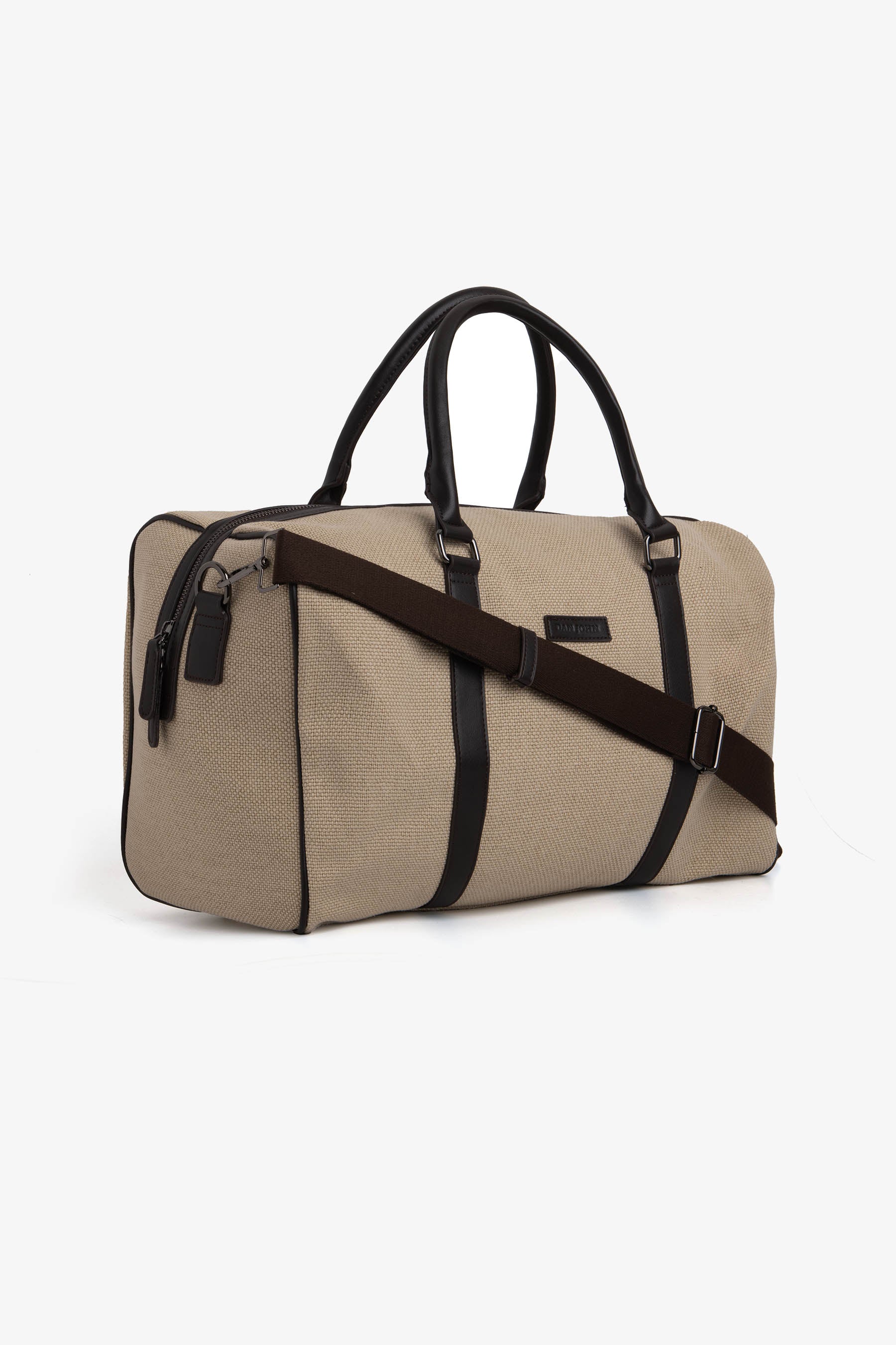 Beige 48h duffel bag