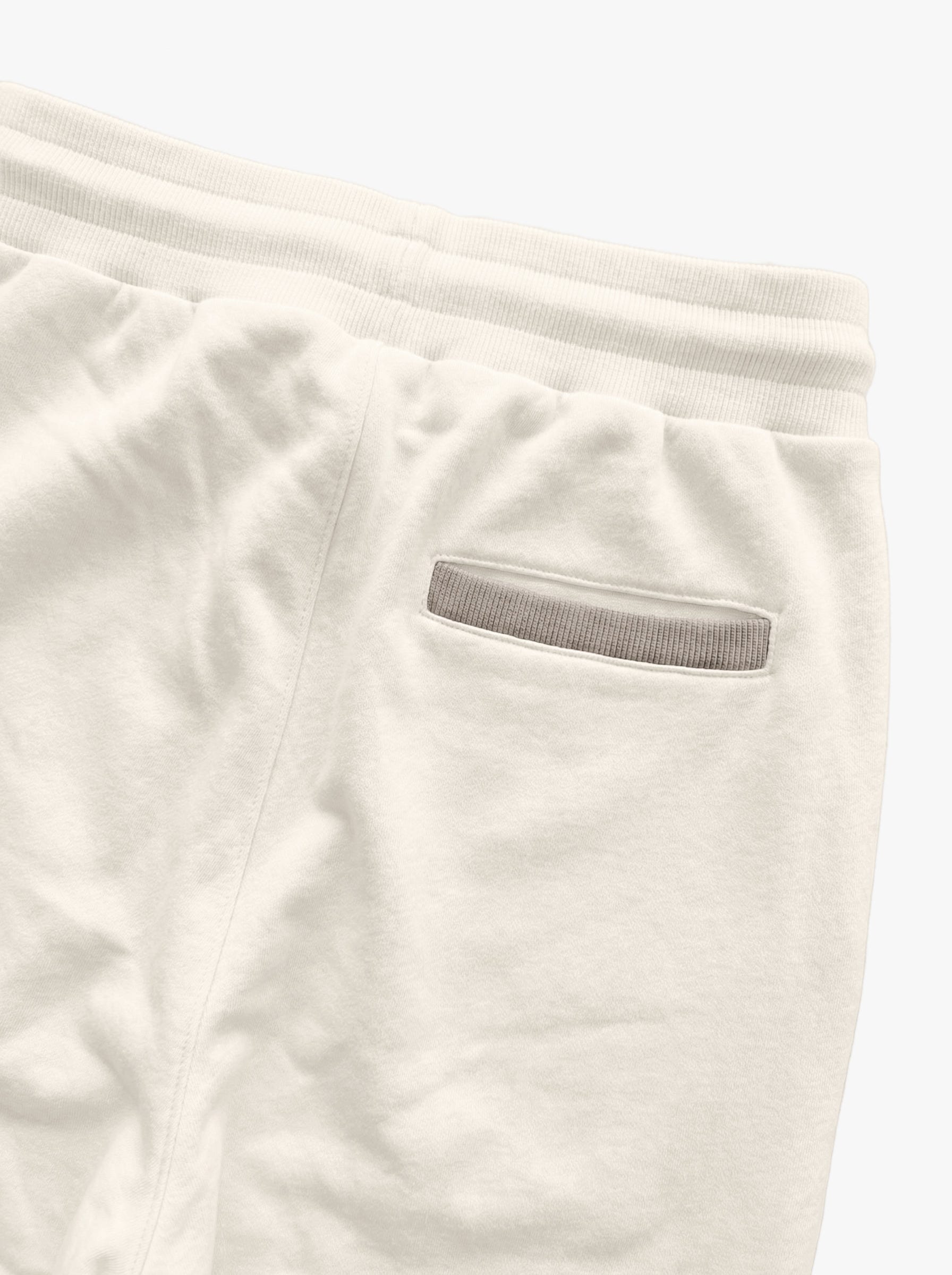 Pantalon blanc en feutre