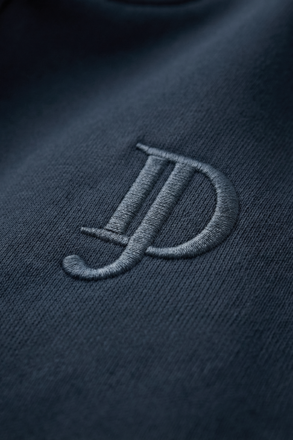 Bomber in felpa full zip blu-Dan John