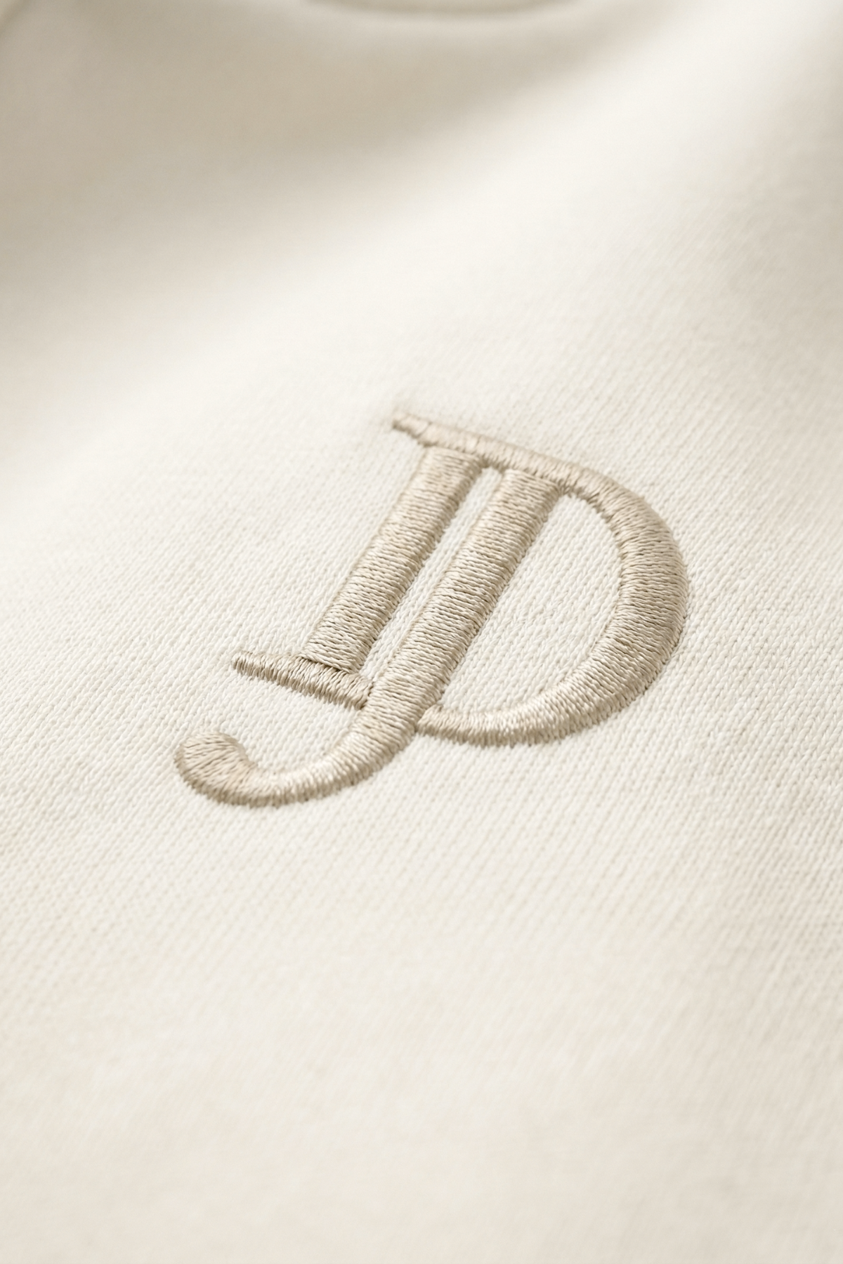 Bomber in felpa full zip bianco-Dan John