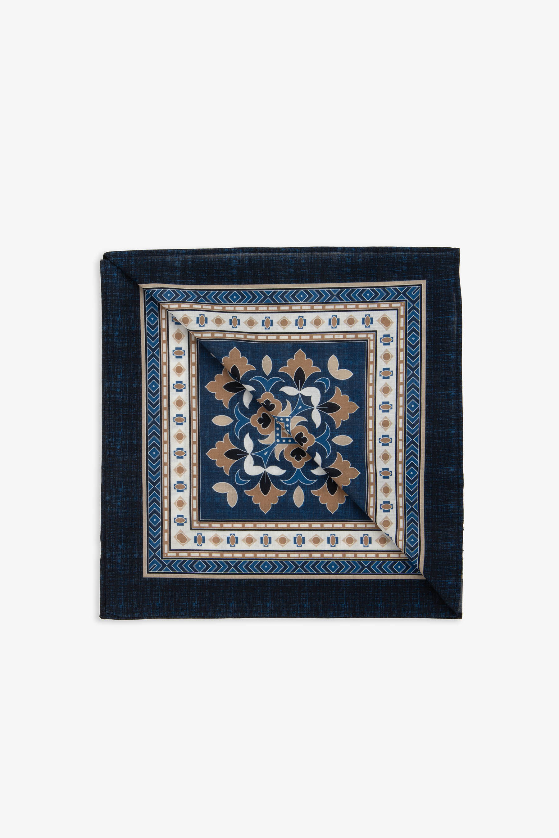KIDS Blue floral design pashmina scarf