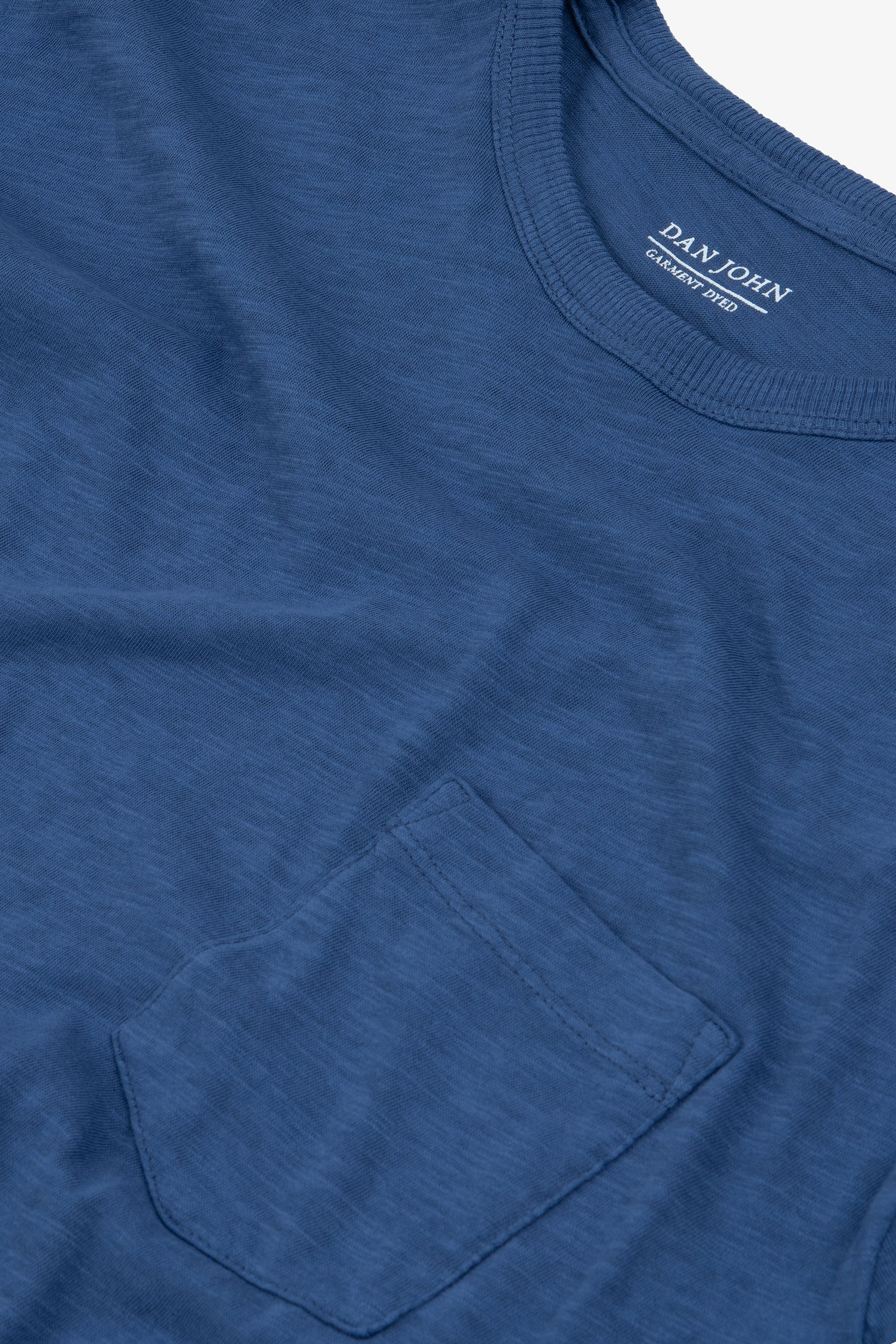 T-shirt con taschino royal-Dan John