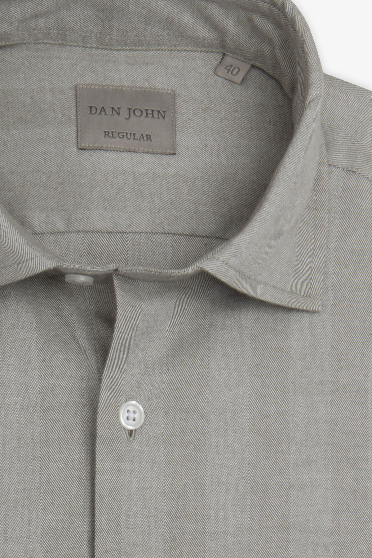 Camicia in flanella spigata salvia-Dan John