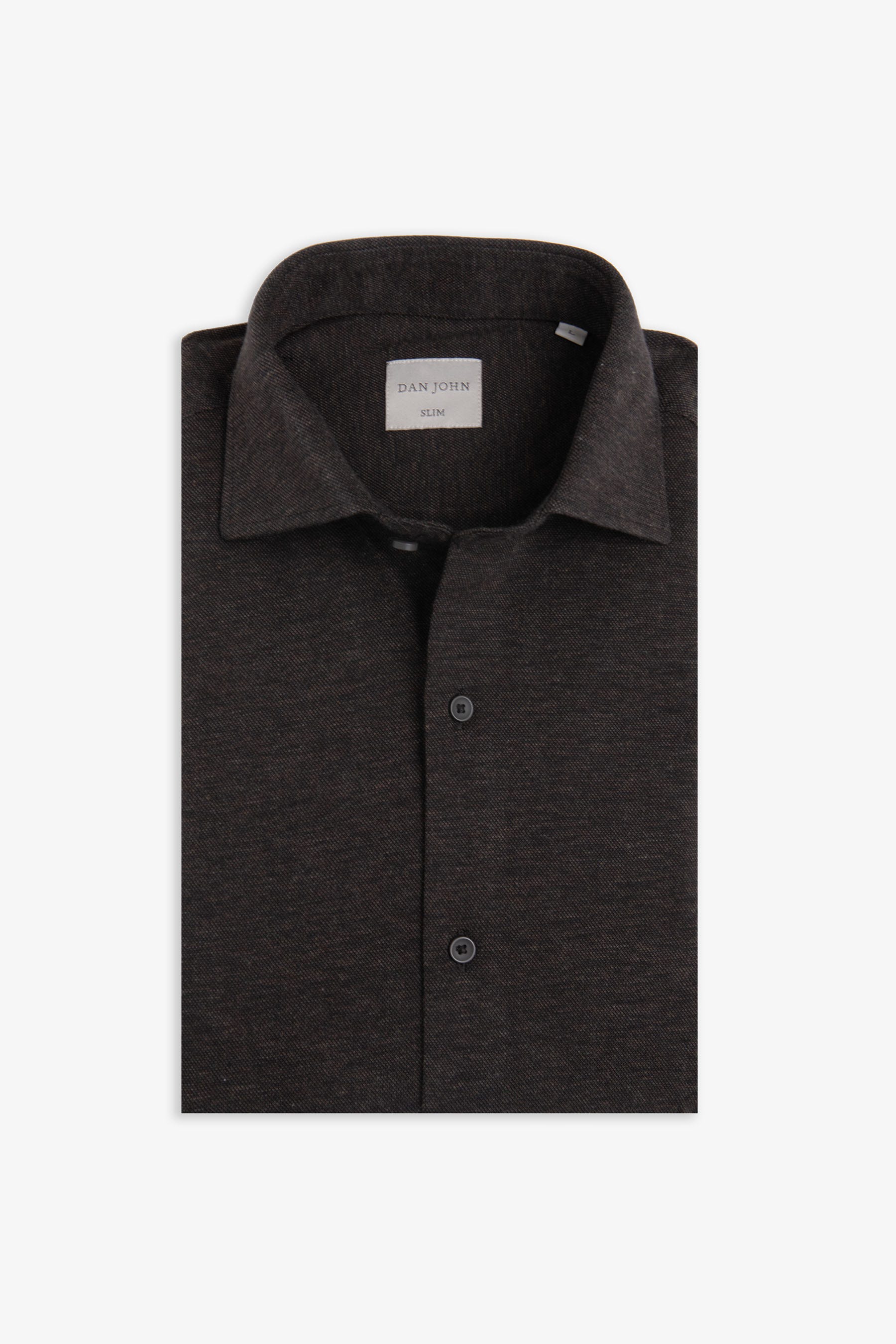 Camicia jersey melange moro-Dan John