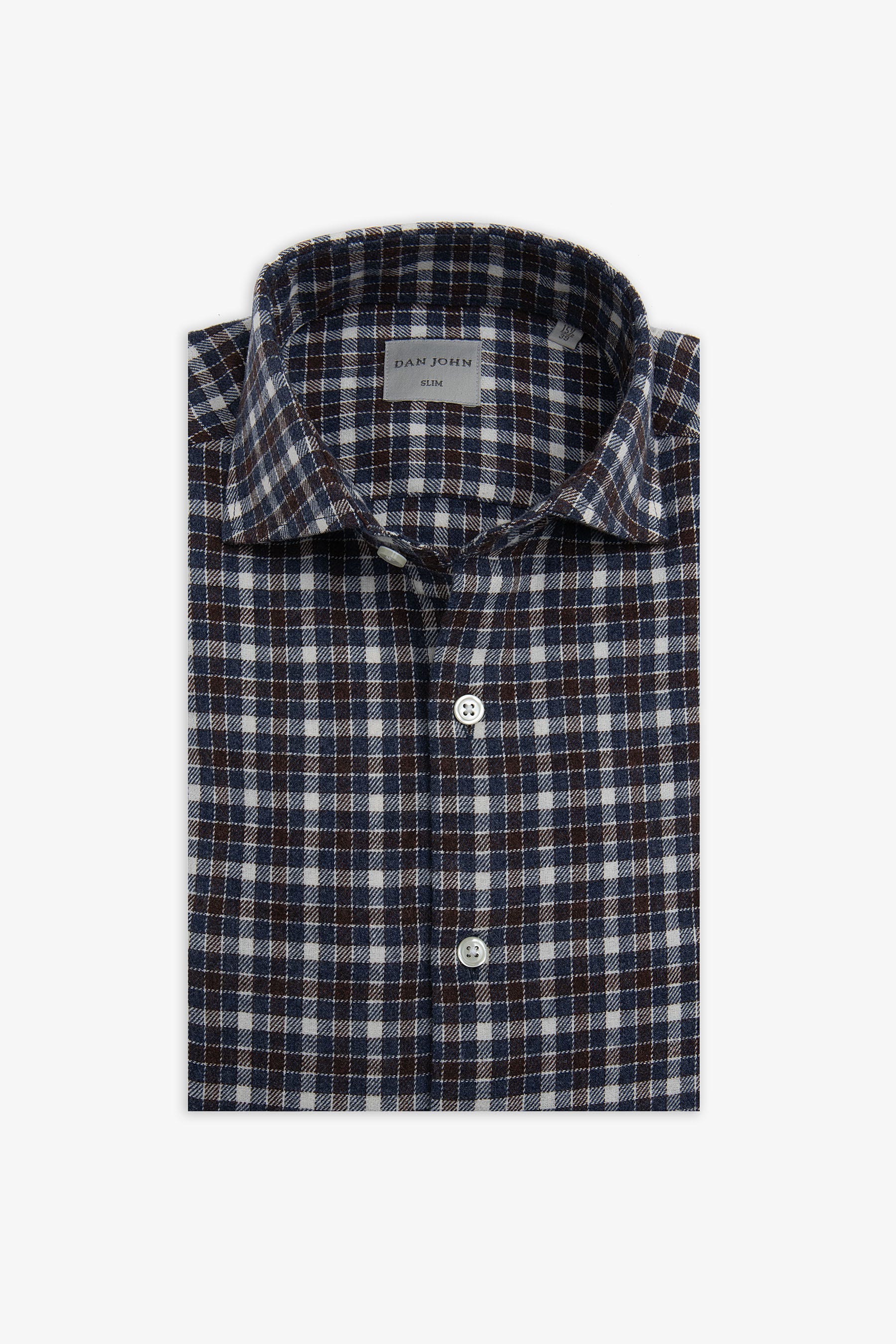 Camicia in flanella check moro-Dan John