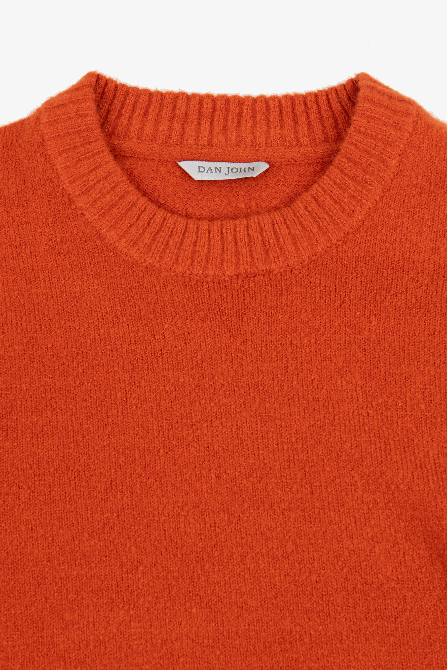 Maglia girocollo effetto termico arancio-Dan John
