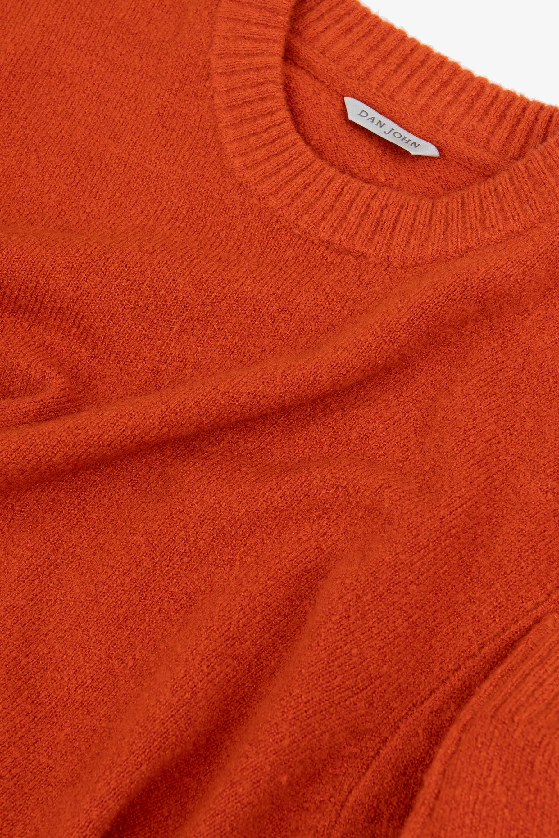 Maglia girocollo effetto termico arancio-Dan John